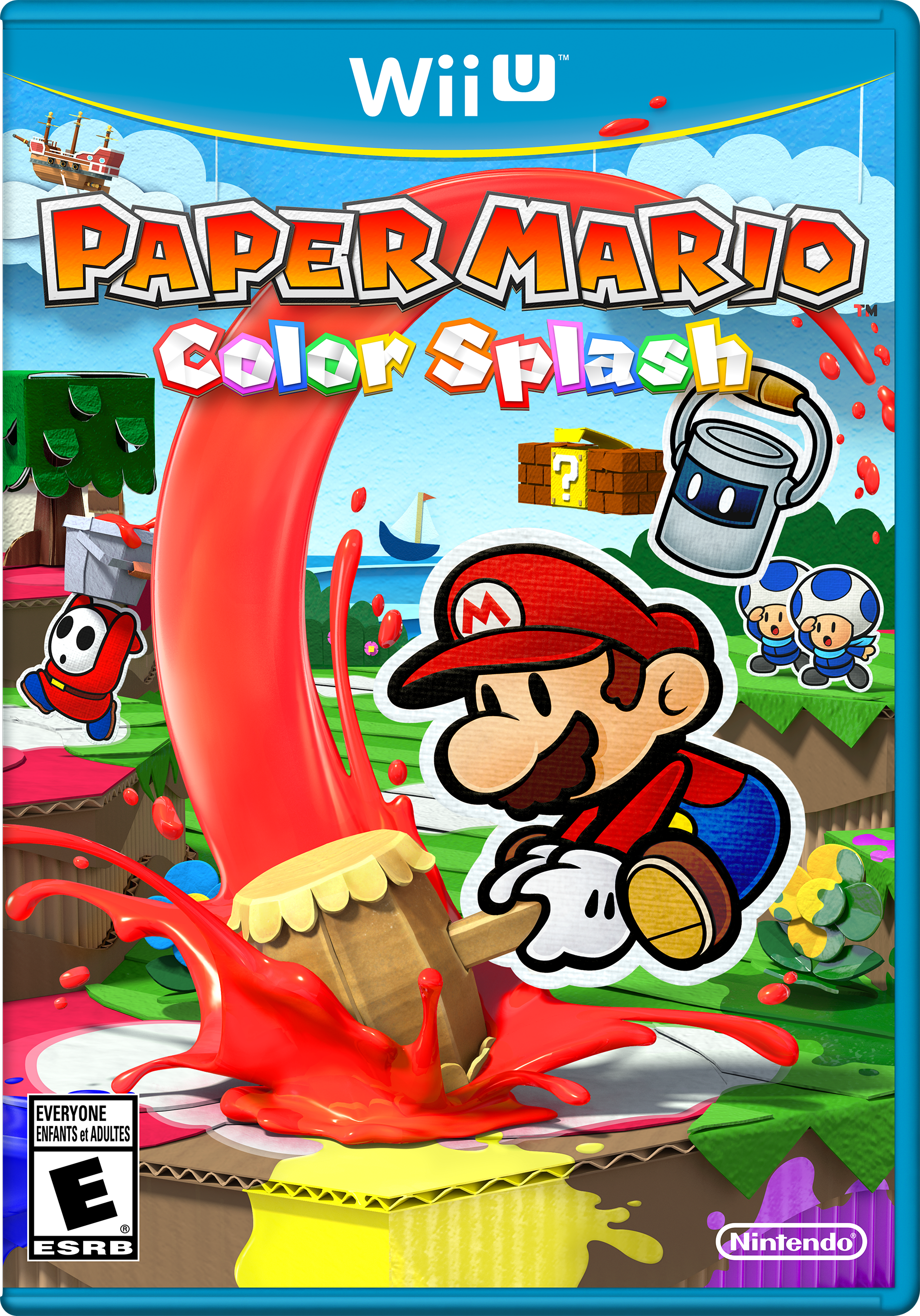 Paper Mario Color Splash - Nintendo Wii U for Wii U, Pre-Owned (GameStop)