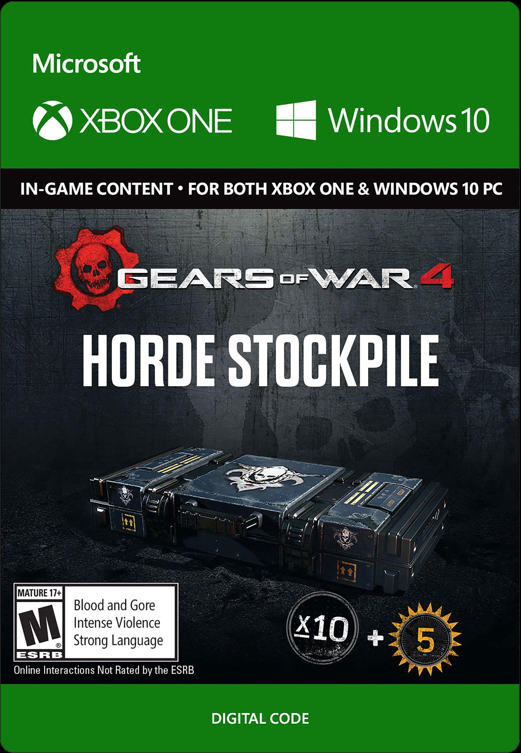 Gears of War 4: Horde Stockpile (Microsoft) for Xbox One, Digital - GameStop