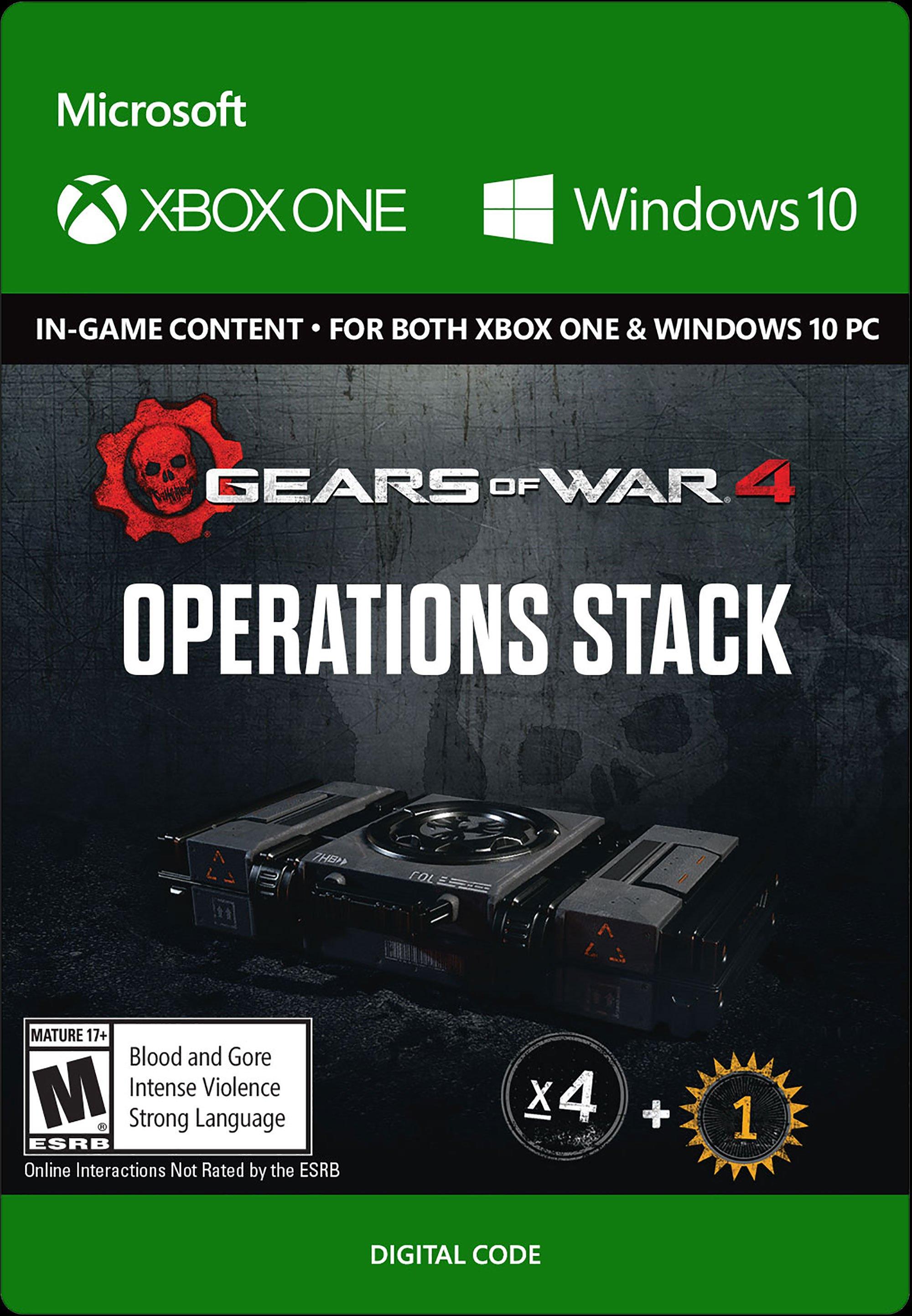 Gears of War 4: Operations Stack (Microsoft) for Xbox One, Digital - GameStop