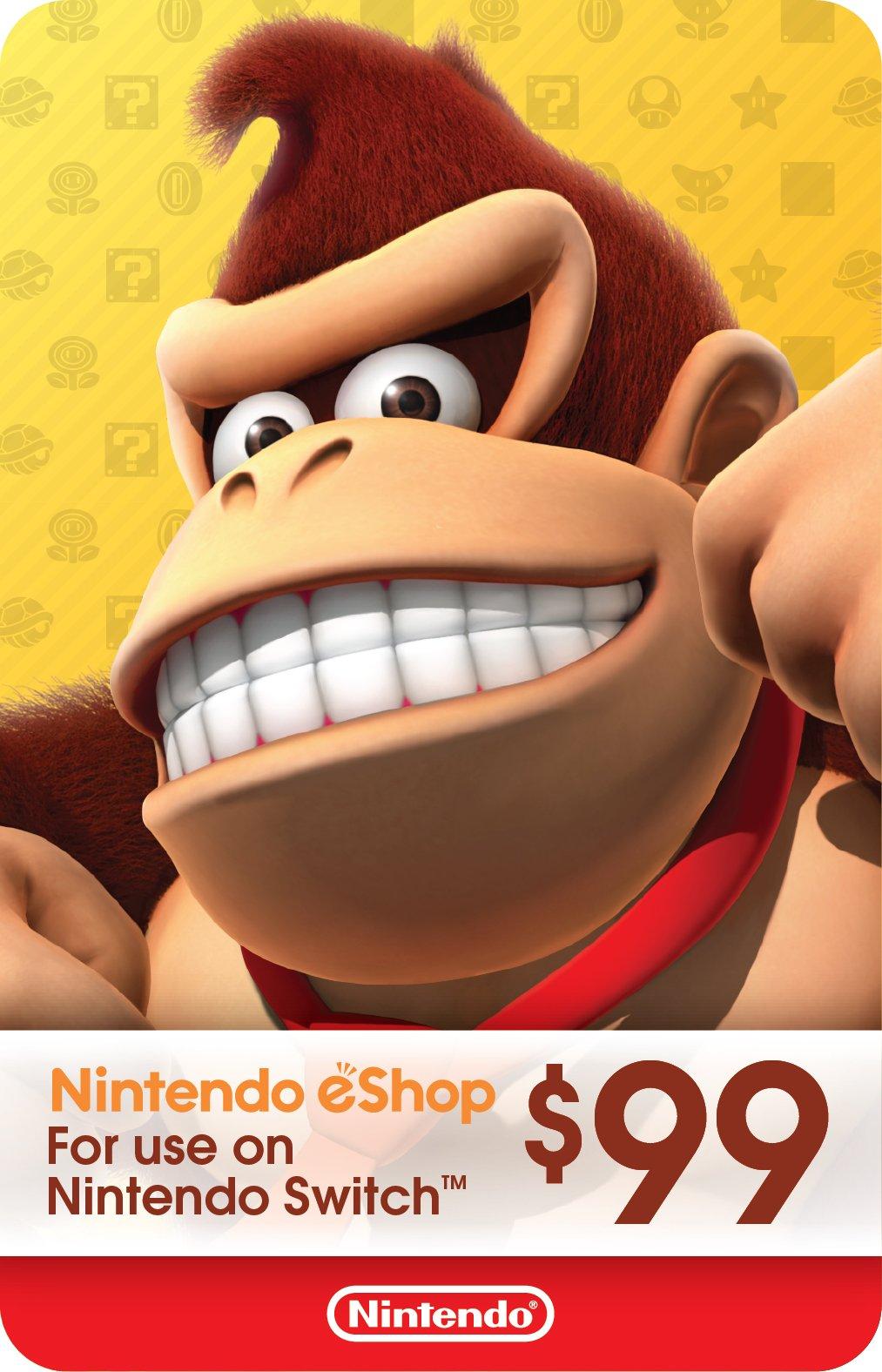 Nintendo eShop $99 (GameStop)
