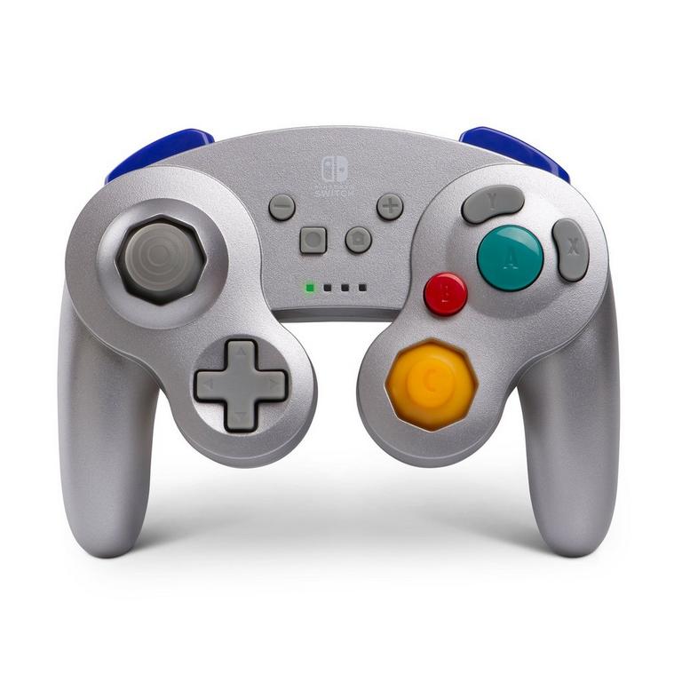 PowerA Nintendo Switch Wireless GameCube Controller Silver Available At GameStop Now!