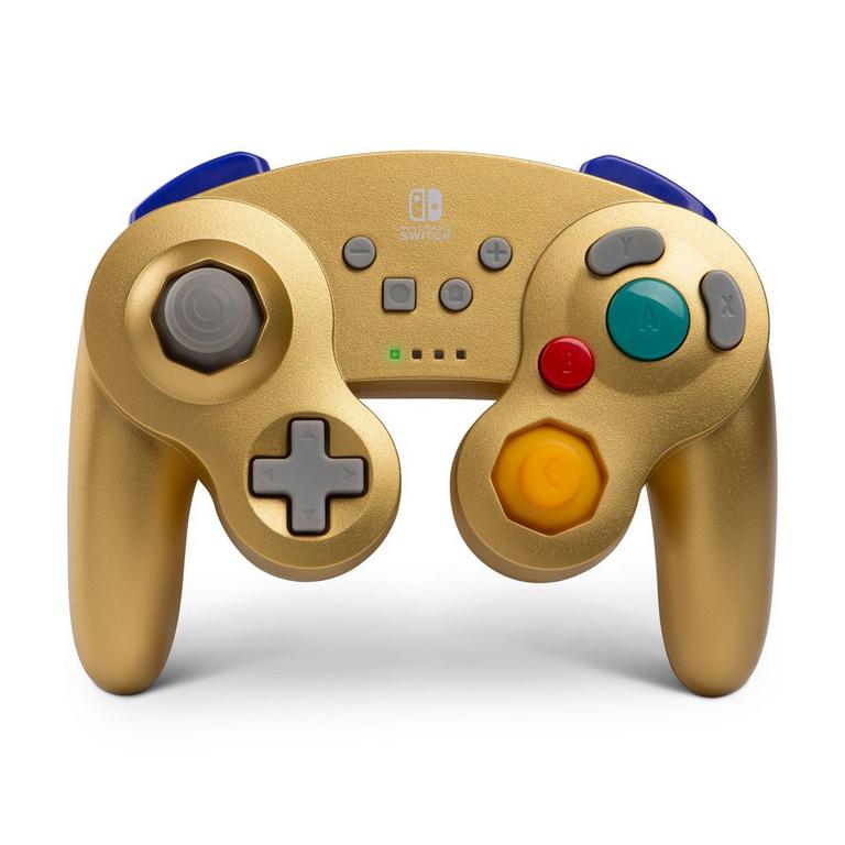 PowerA Nintendo Switch Wireless GameCube Controller Gold Available At GameStop Now!