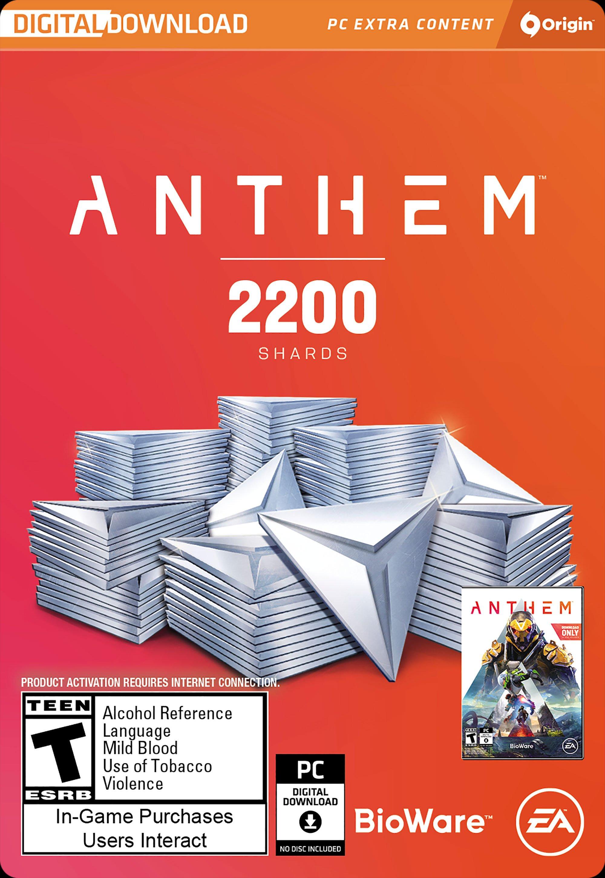 Electronic Arts Anthem 2,200 Shards Pack (GameStop)