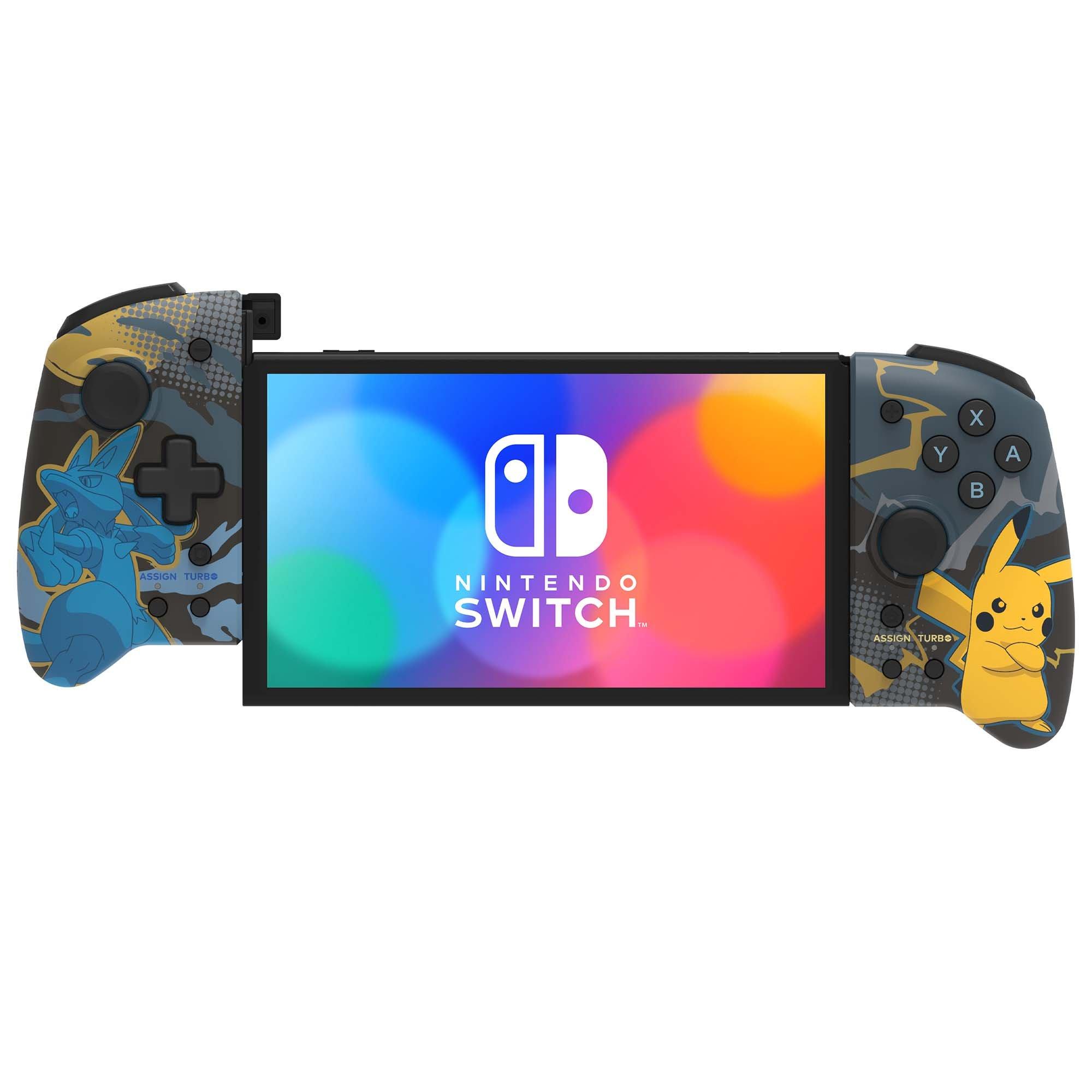 Hori Switch Split Pad Pro Pokemon Pikachu Eevee Town Green