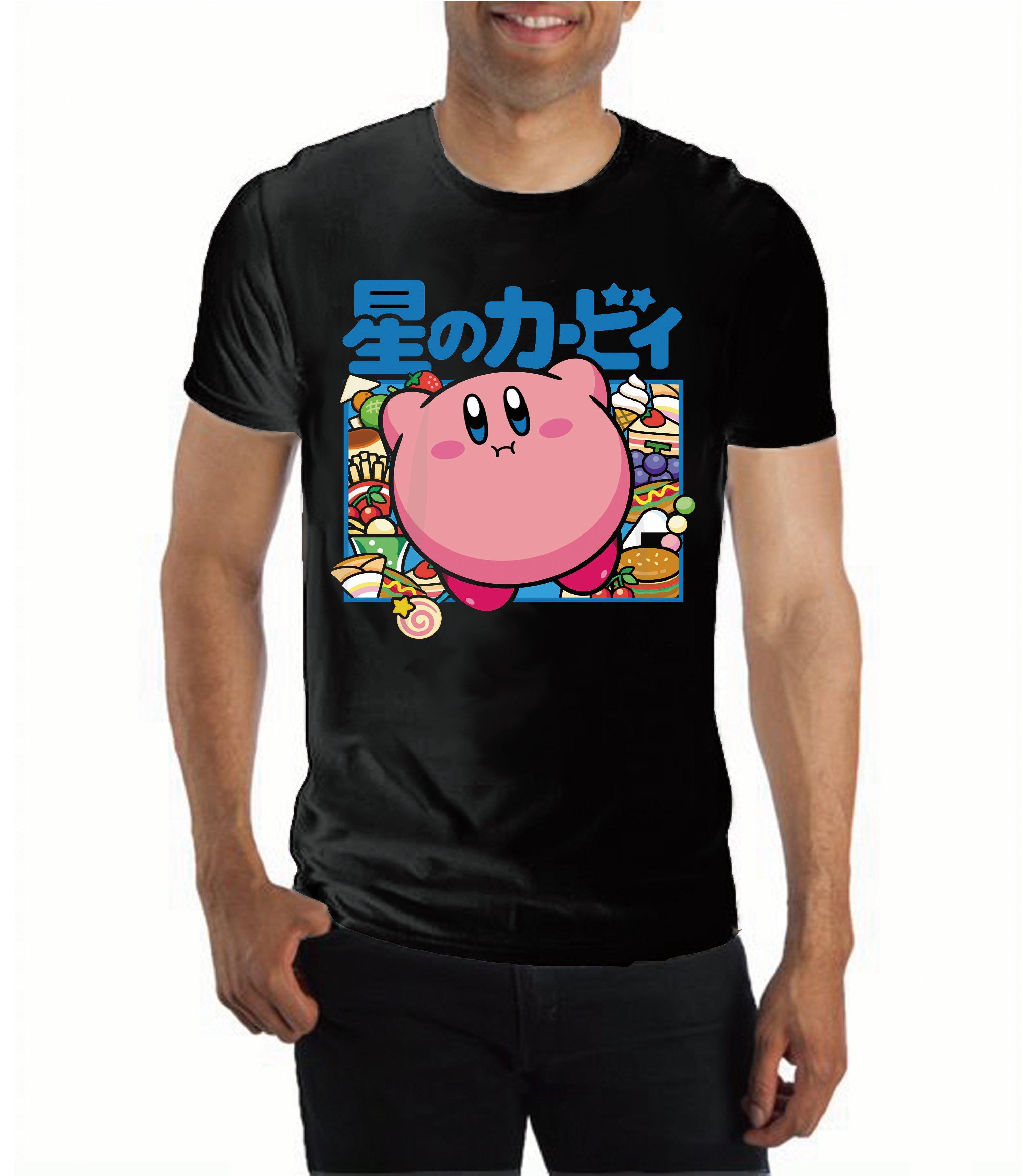 Kirby Food Kanji T-Shirt, Size: Small, Bioworld Merchandising (GameStop)