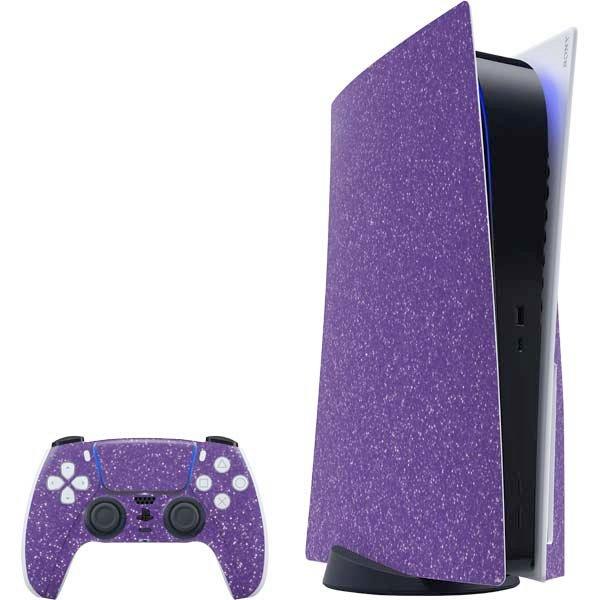 Diamond Purple Glitter Skin Bundle for PlayStation 5 PS5 Accessories Sony GameStop Shop Your