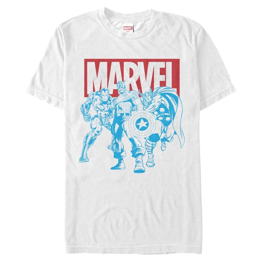 Marvel Avengers Hero Group Men's T-Shirt, Size: Large, Fifth Sun