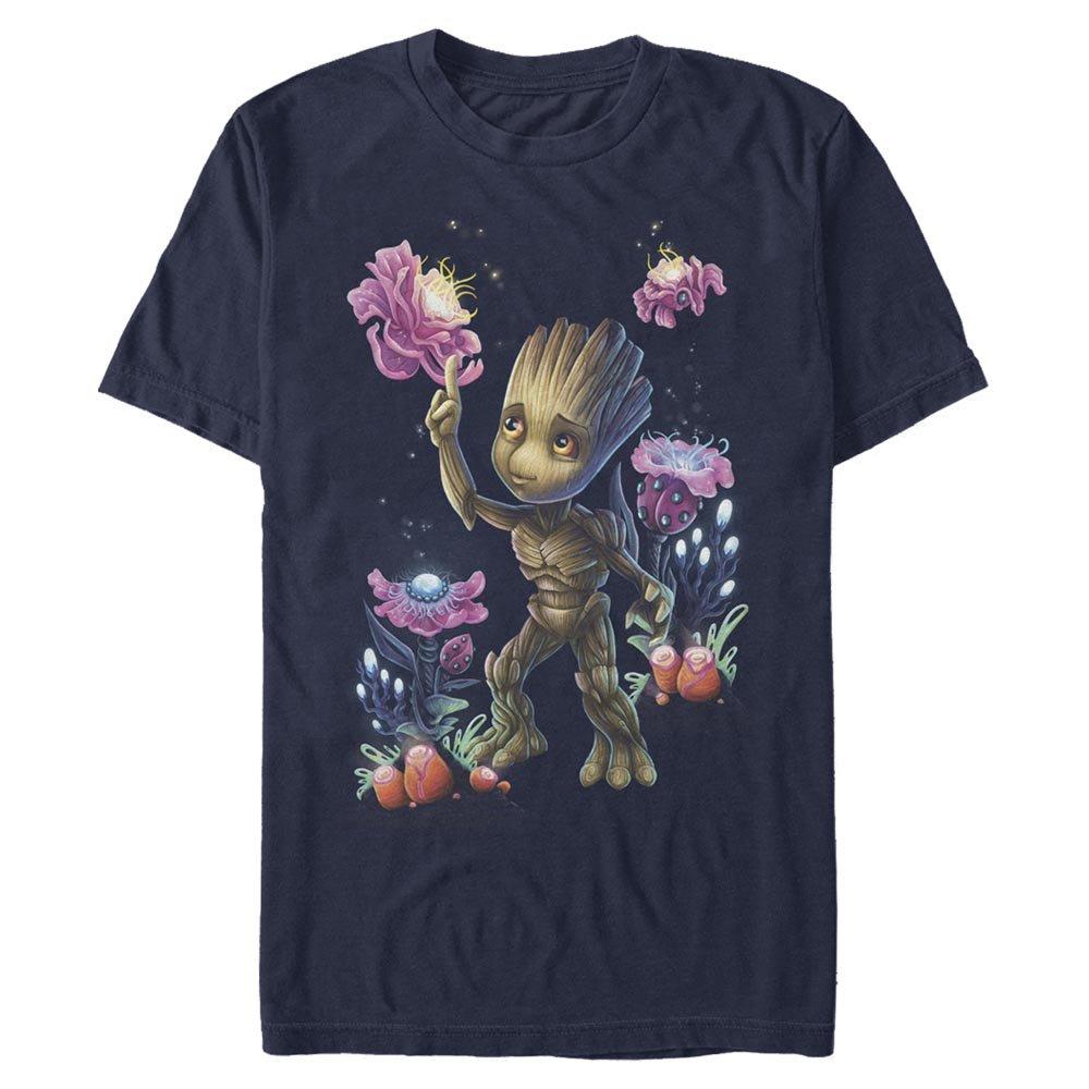 Marvel Guardians of the Galaxy Groot Floating Plant Men's T-Shirt, Size: 3XL, Fifth Sun