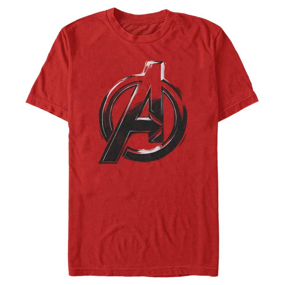 Marvel Avengers Logo Sketch Men's T-Shirt, Size: Medium, Fifth Sun