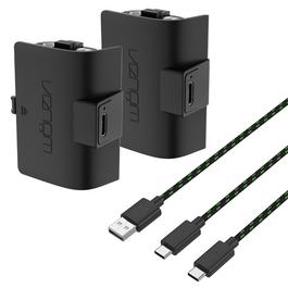Venom UK Venom High-Capacity Rechargeable Battery Pack for Xbox Series X/S and Xbox One Controllers 2 Pack, Black (GameStop)
