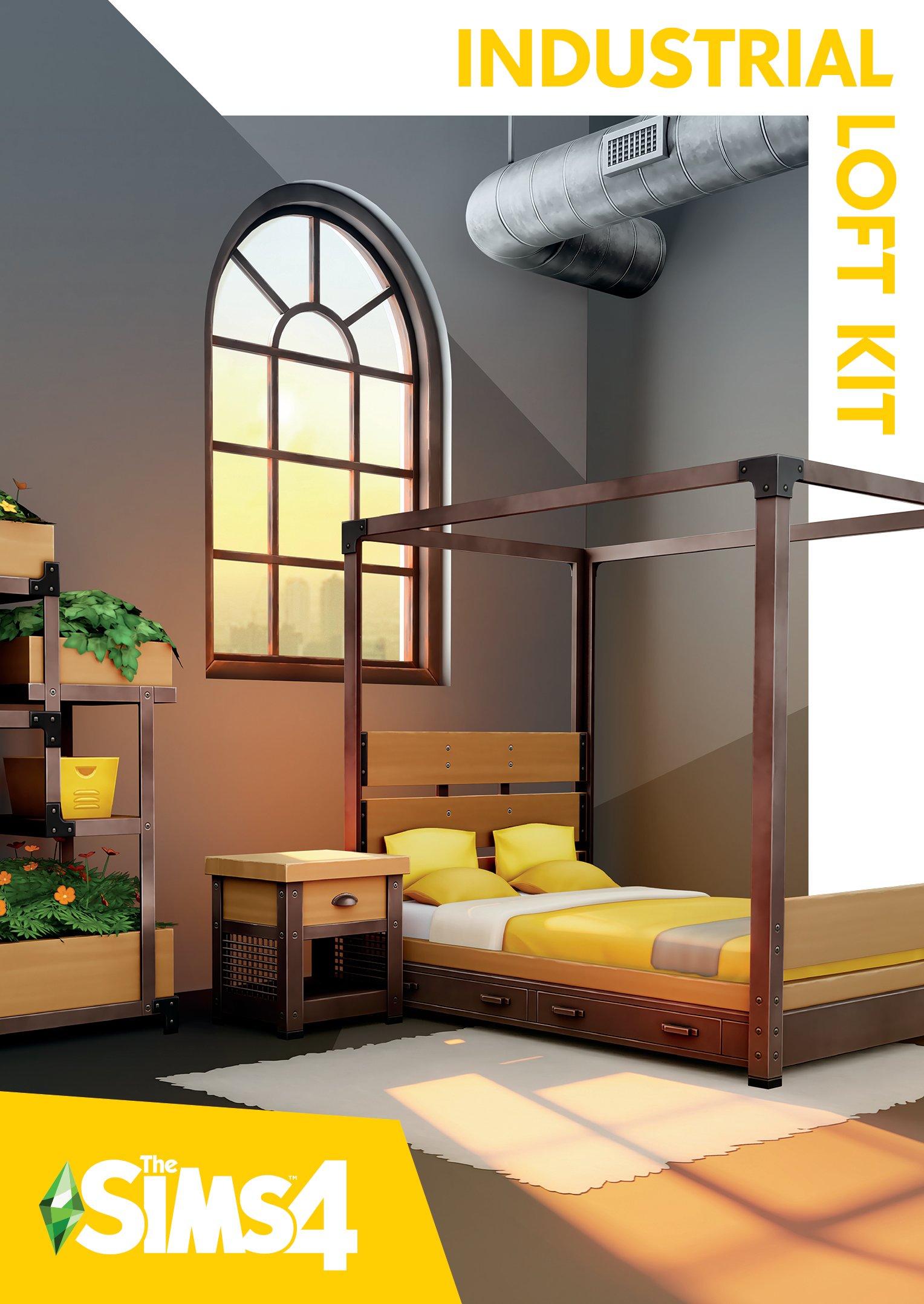 Digital The Sims 4 Industrial Loft Kit - PC PC Games Electronic Arts GameStop