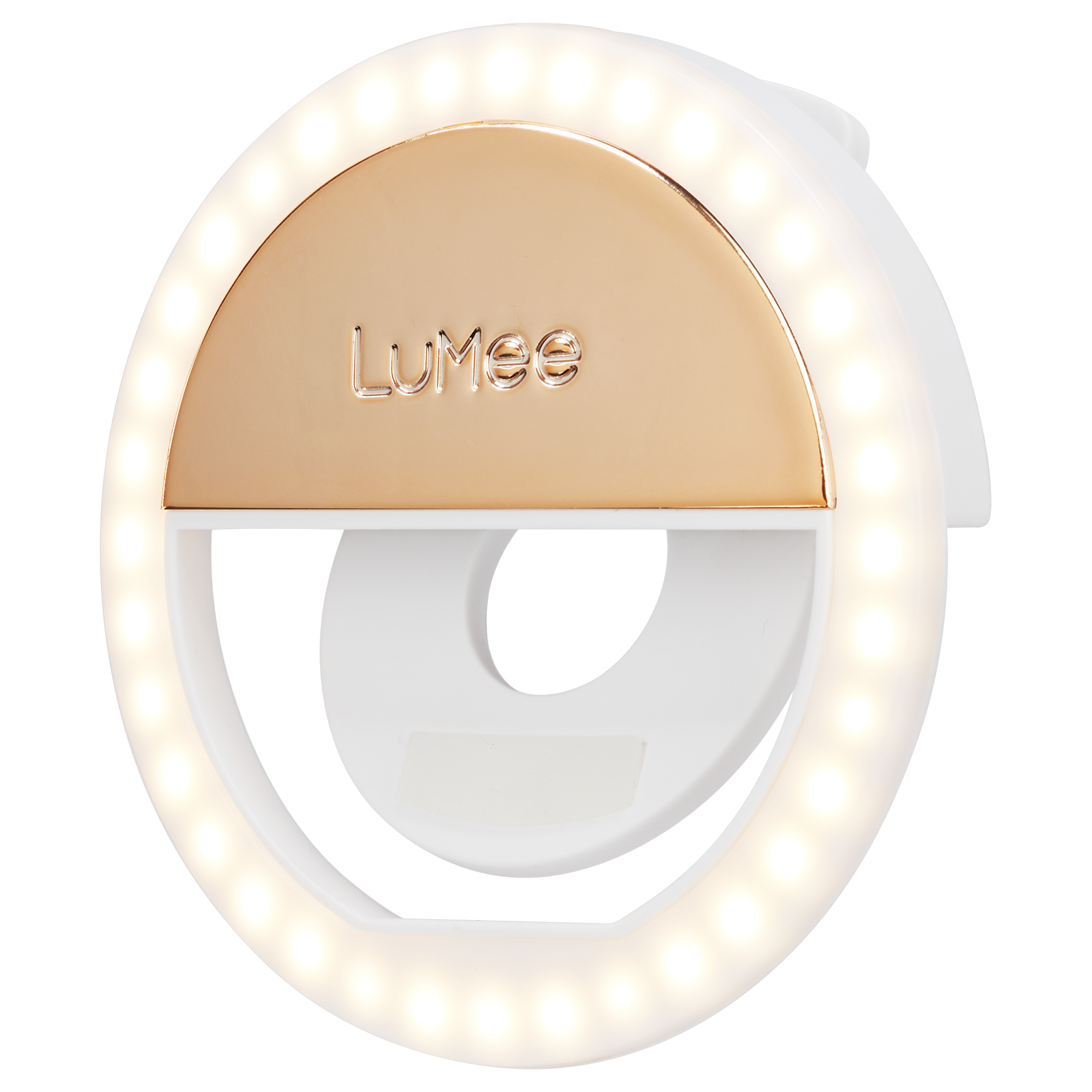 LuMee Studio Clip On Ring Light, Gold (GameStop)