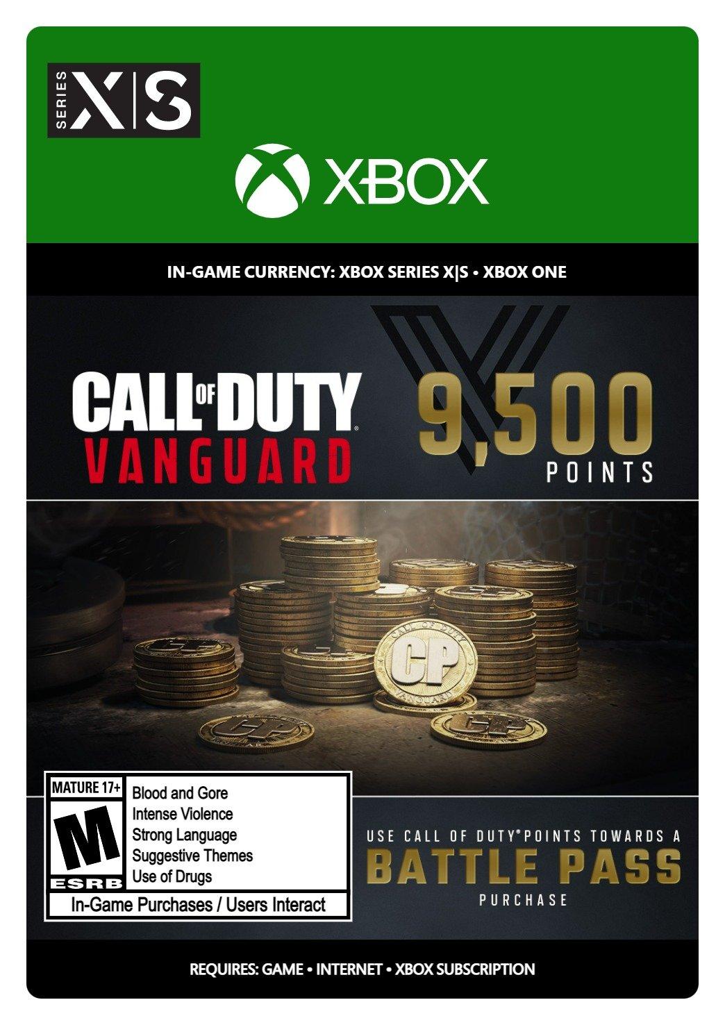 Activision Call of Duty: Vanguard 9,500 Points - Xbox Series X (GameStop)