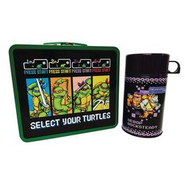 Surreal Entertainment Teenage Mutant Ninja Turtles Classic Arcade Lunchbox with Thermos (GameStop)