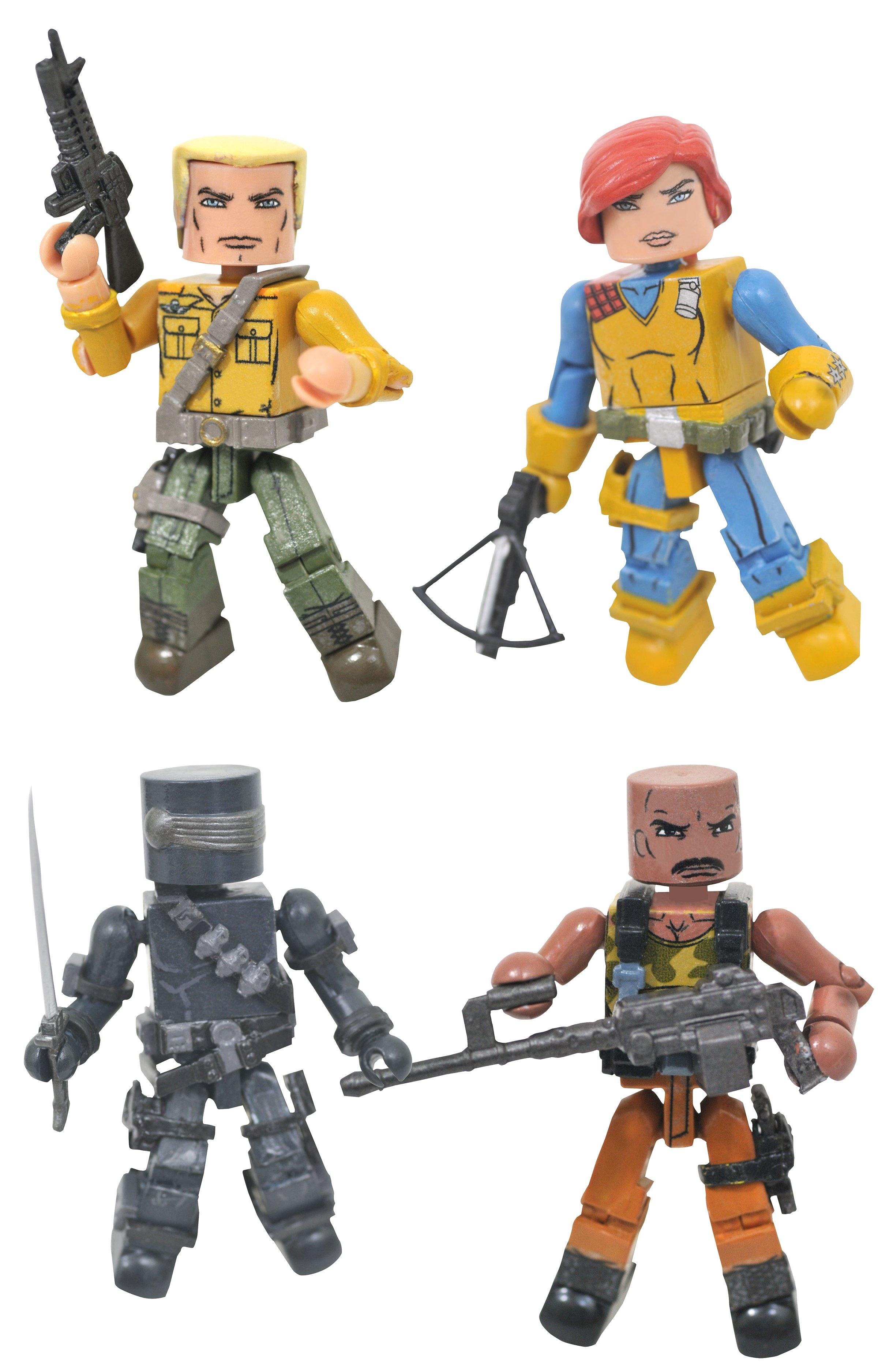 Diamond Select Toys G.I. Joe Minimates Series 1 Boxed Set of Two 2in