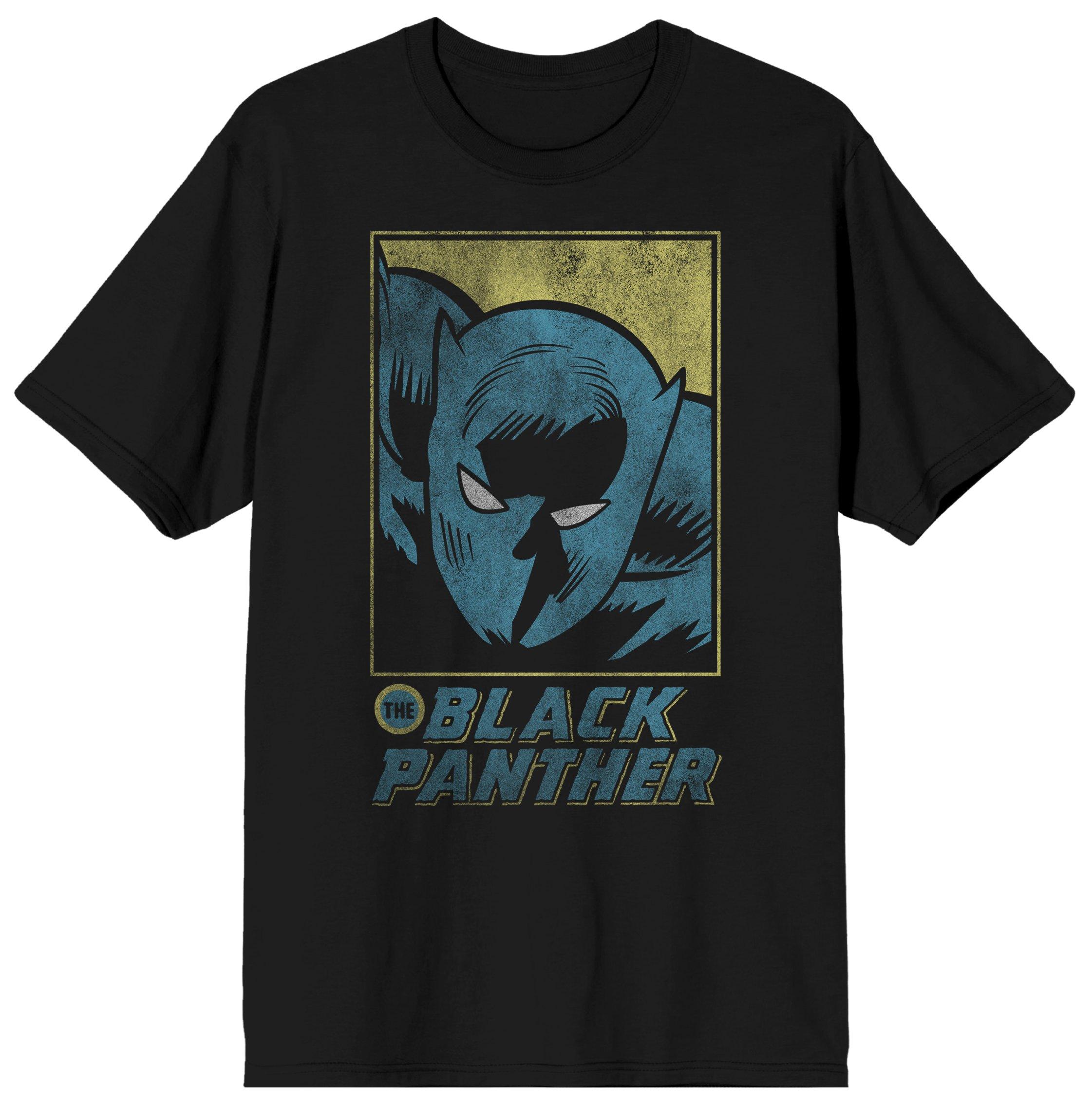 Marvel Black Panther Retro Poly Linen T-Shirt, Size: Small, Bioworld Merchandising (GameStop)