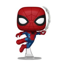 Funko POP Marvel Spider-Man: No Way Home Spider-Man (Red and Metallic Blue Suit) 4.15-in Vinyl Bobblehead - GameStop