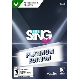 Let's Sing 2023 Platinum Edition - Xbox Series X (Ravenscourt) for Xbox Series X, Digital - GameStop