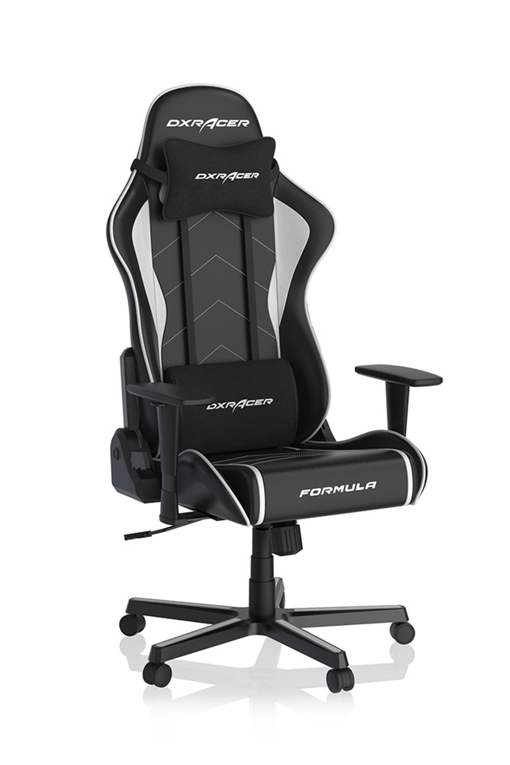 DXRacer Formula Series FR08 Ergonomic Gaming Chair Black and White, Black/White (GameStop)