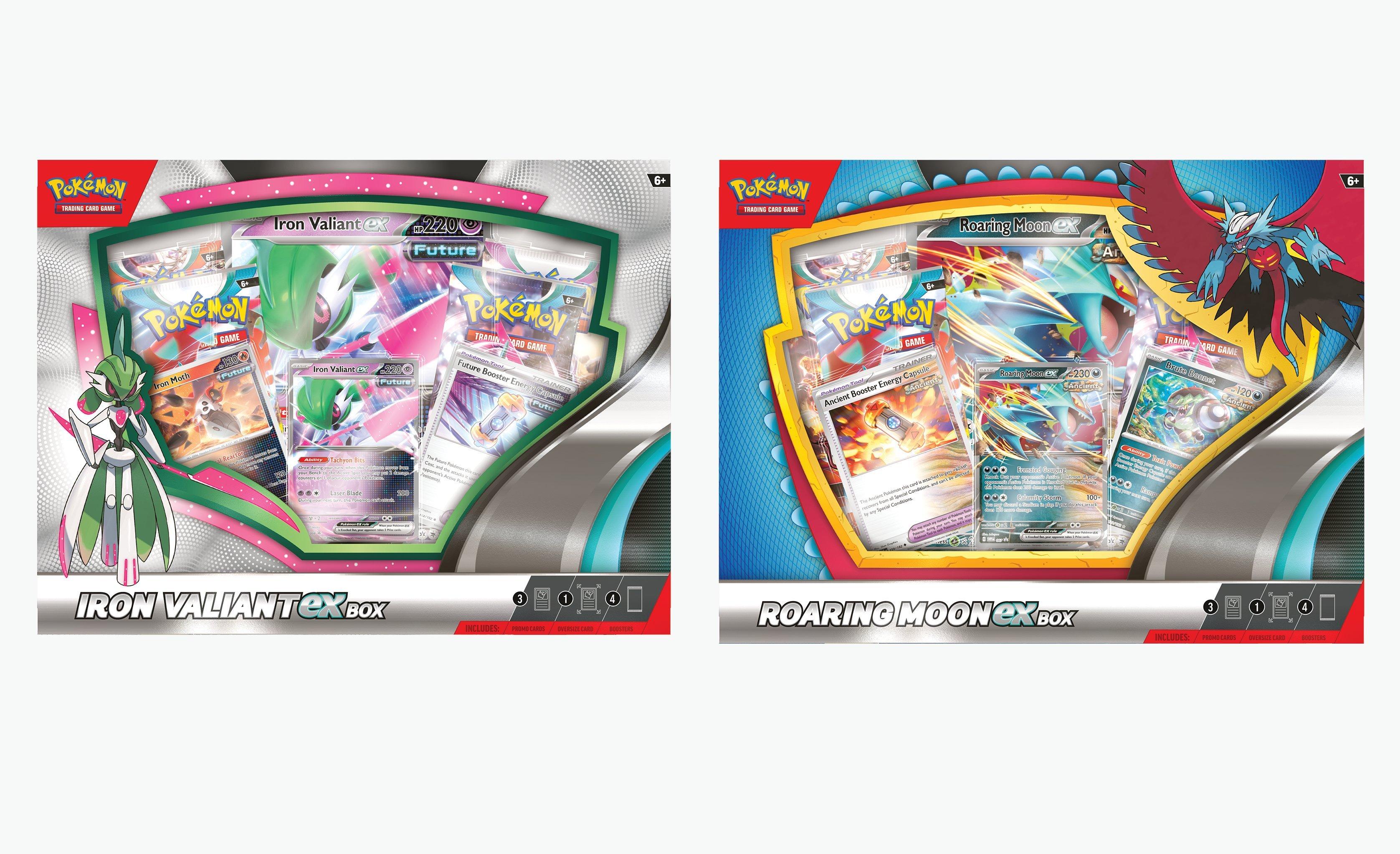 UPC 820650852718 product image for Pokemon Trading Card Game: Roaring Moon ex or Iron Valiant ex Deluxe Battle Box | upcitemdb.com