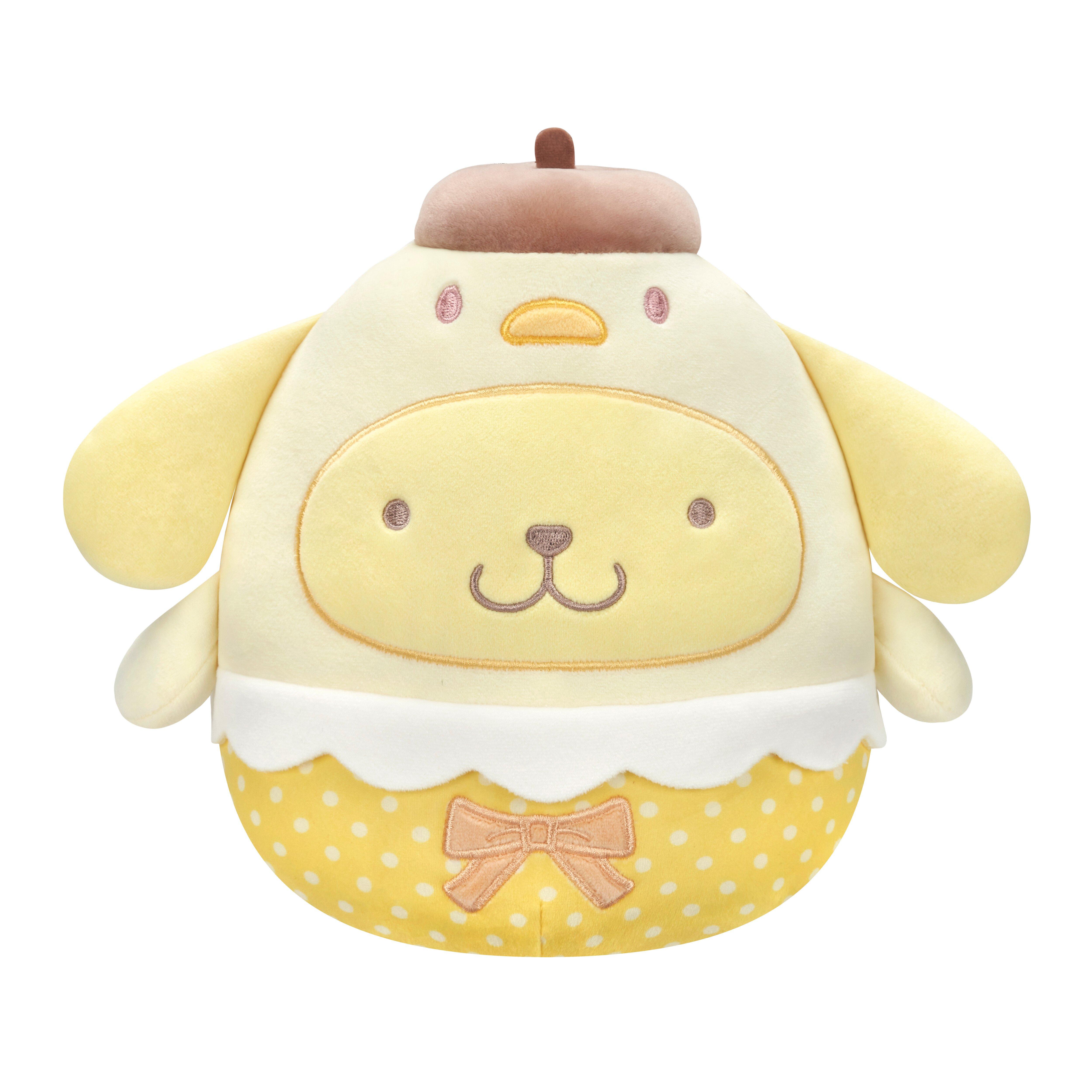 Squishmallows Sanrio Hello Kitty and Friends Pompompurin Easter Chick Costume 8-in Little Plush