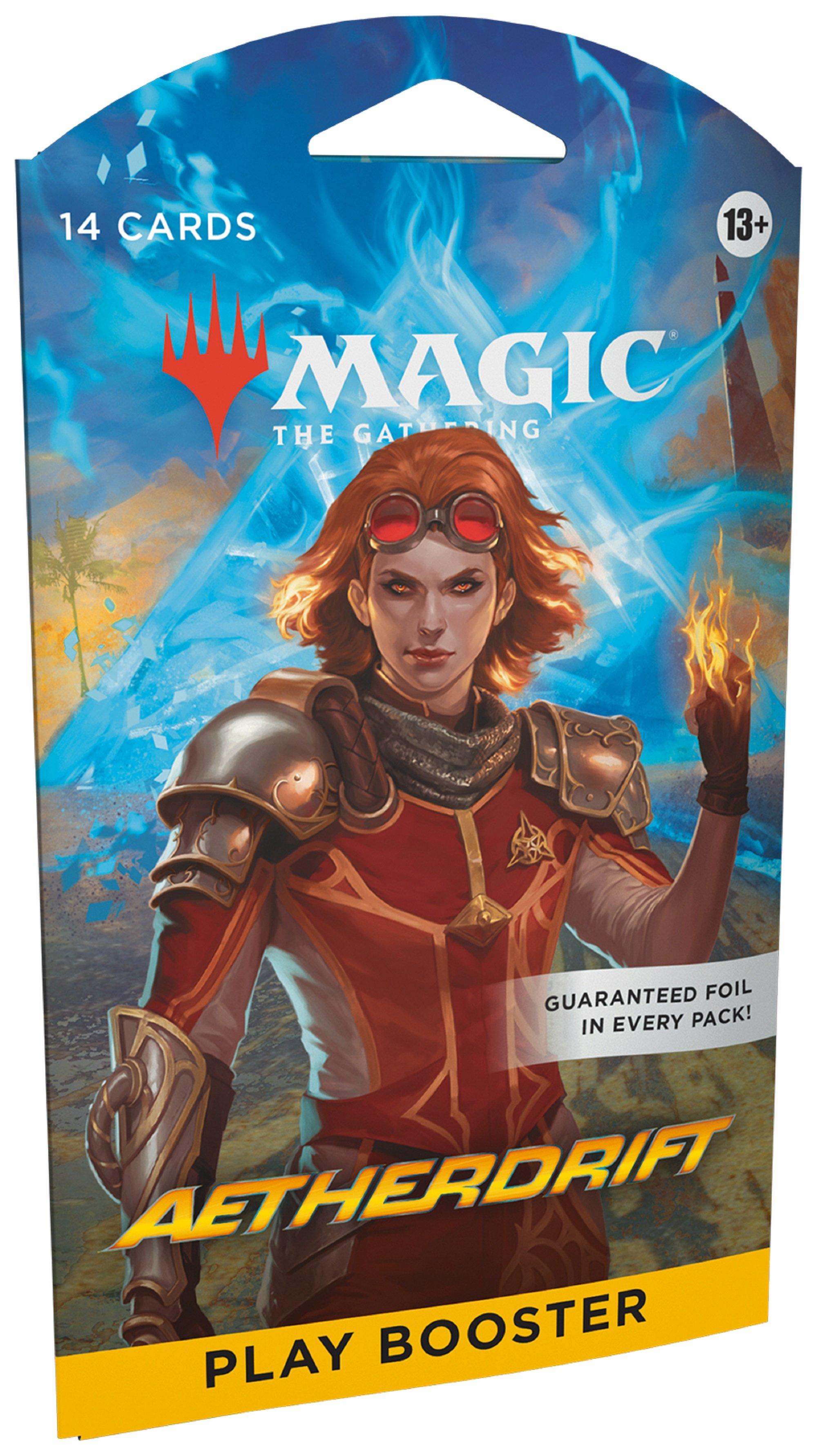Wizards of the Coast Magic: The Gathering Aetherdrift Sleeved Play Booster Pack