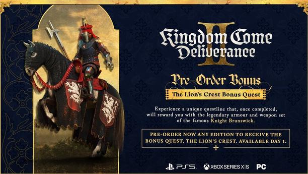 Kingdom Come Deliverance 2 Pre Order Bonus