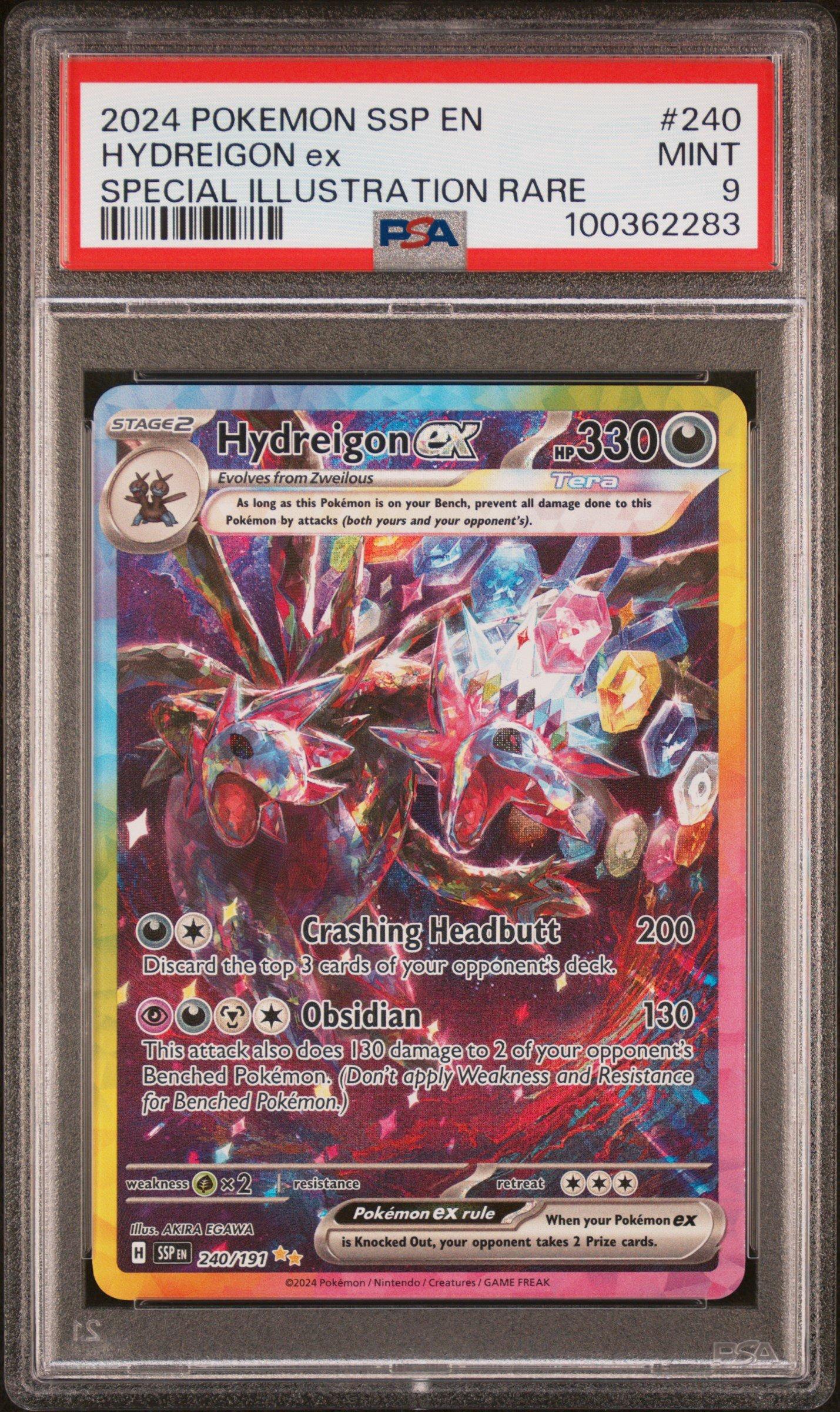 2024 Pokemon Ssp En Surging Sparks 240 Hydreigon Ex Special