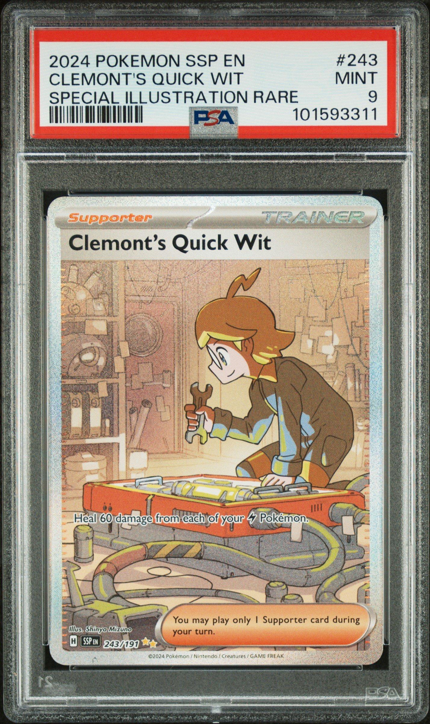 Pokemon Ssp En Surging Sparks Clemont S Quick Wit Special