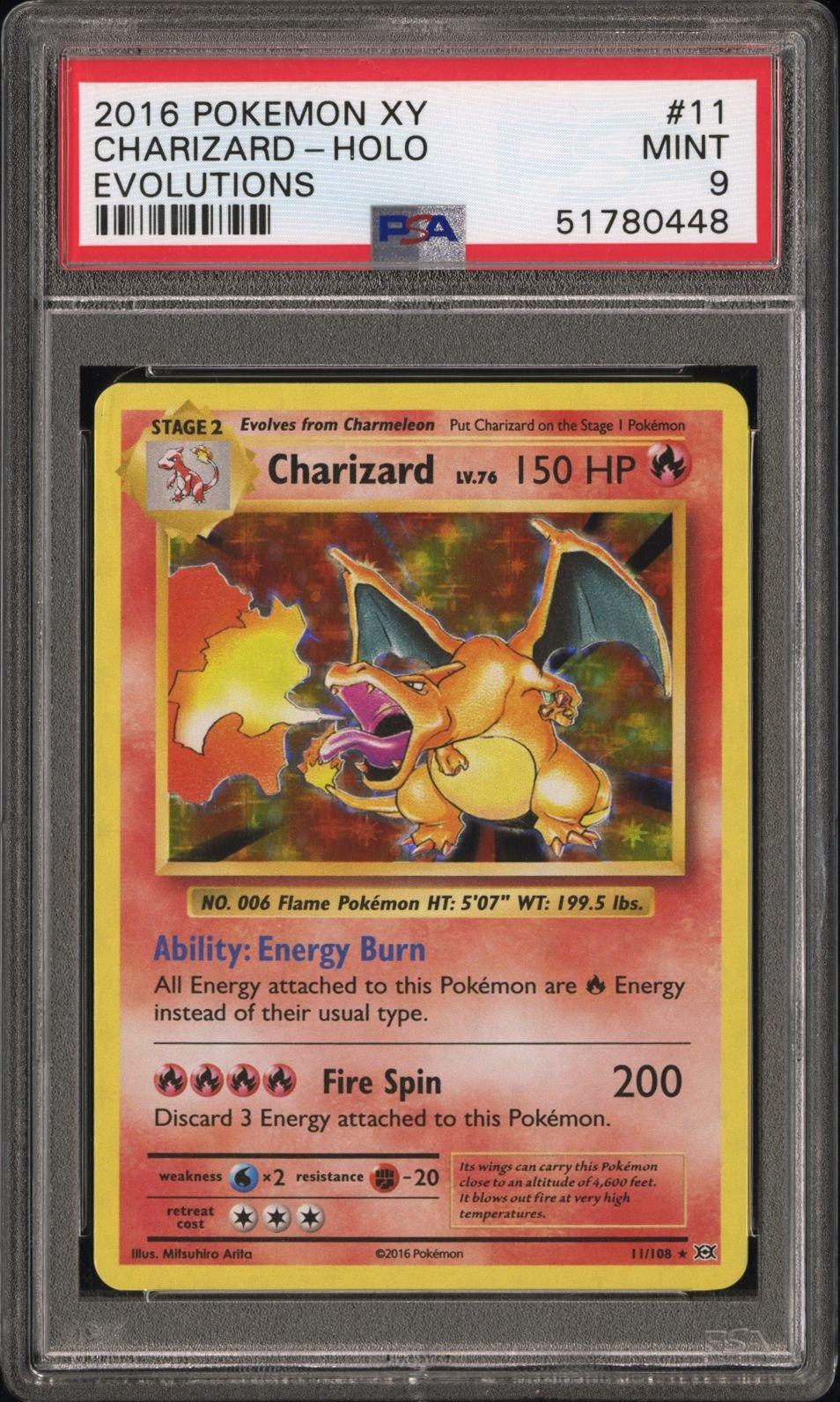 Pokemon Xy Evolutions Charizard Holo Psa Gamestop