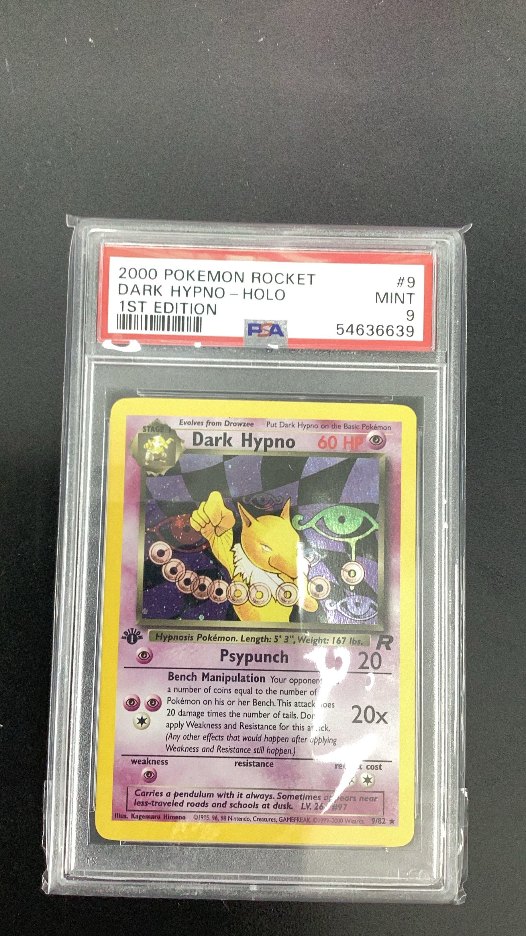 2000 Pokemon Rocket 9 Dark Hypno PSA 9 GameStop