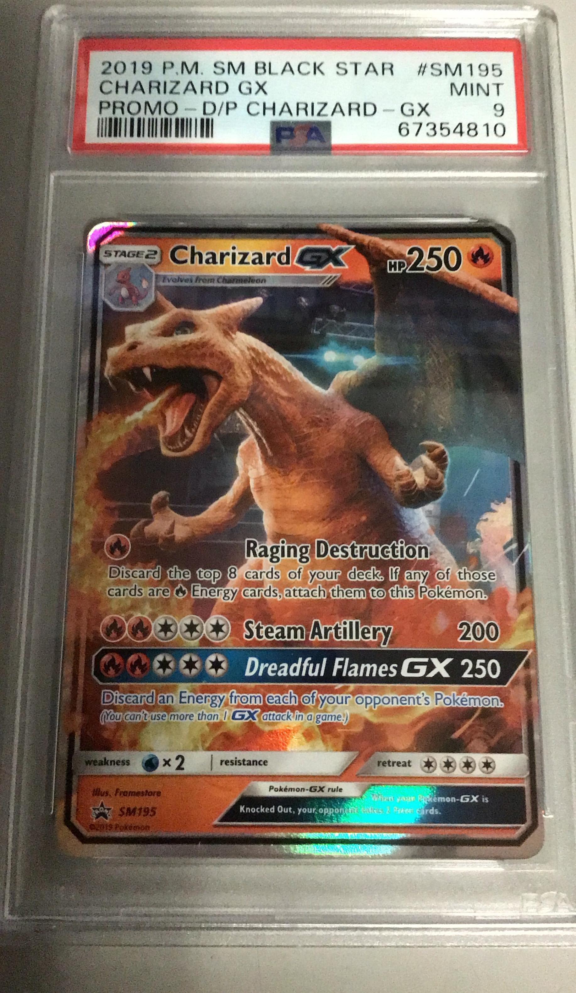 2019 Pokemon Sm Black Star Promo Sm195 Charizard Gx Detective Pikachu