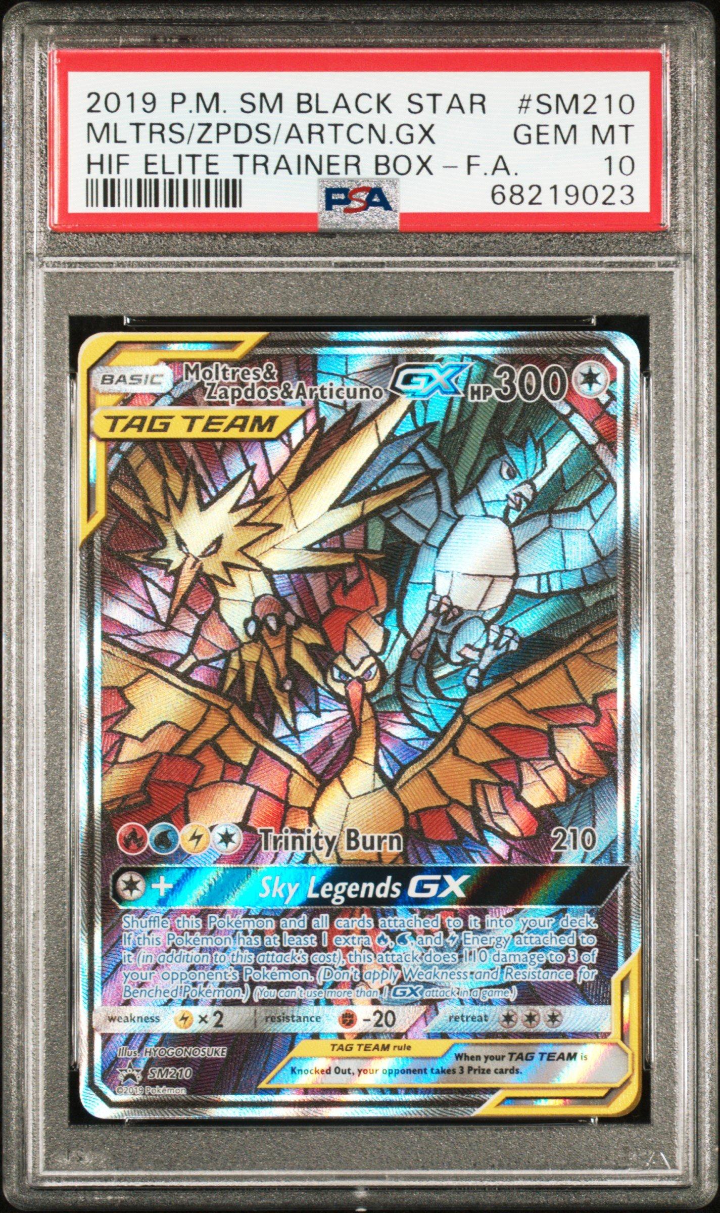 Pokemon Sm Black Star Promo Sm Full Art Moltres Zapdos