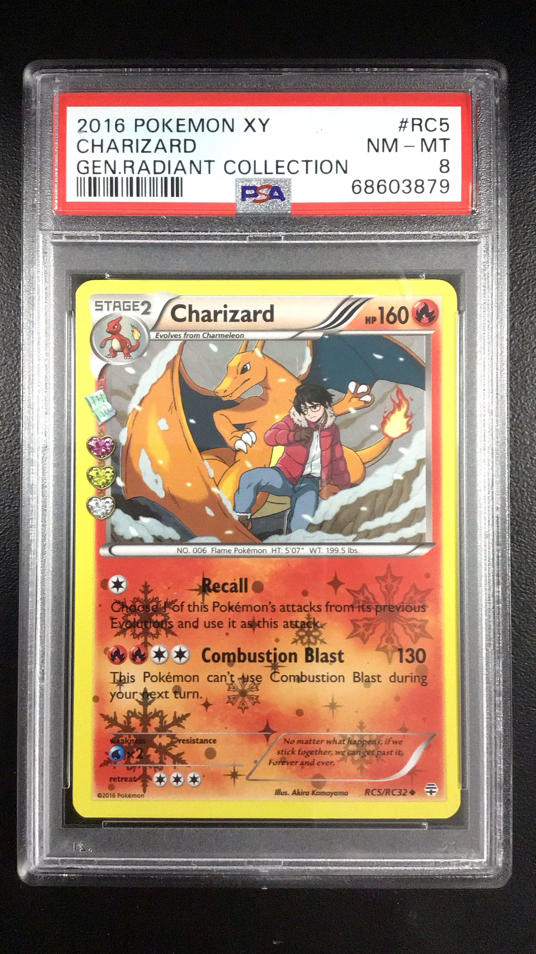 Pokemon Xy Generations Radiant Collection Rc Charizard Psa