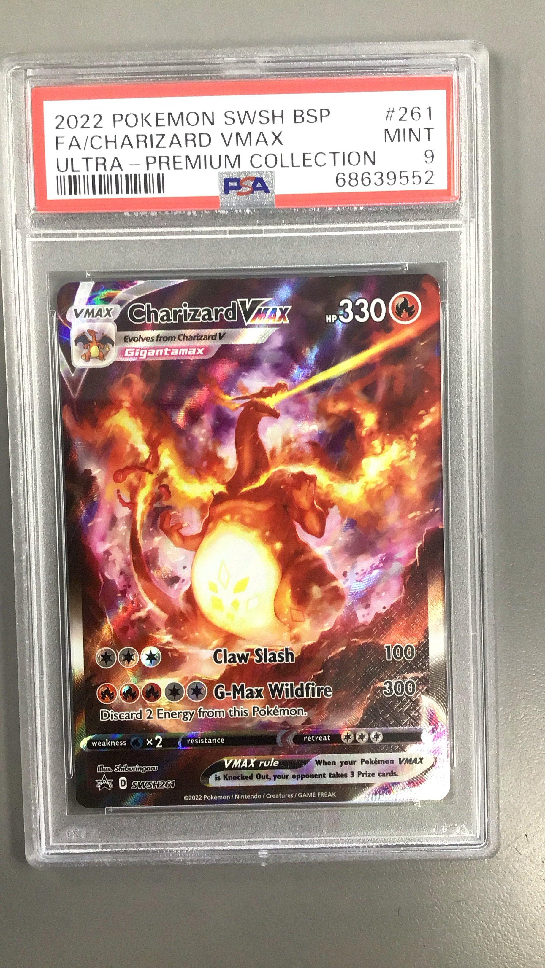 Pokemon Swsh Black Star Promo Full Art Charizard Vmax Sword