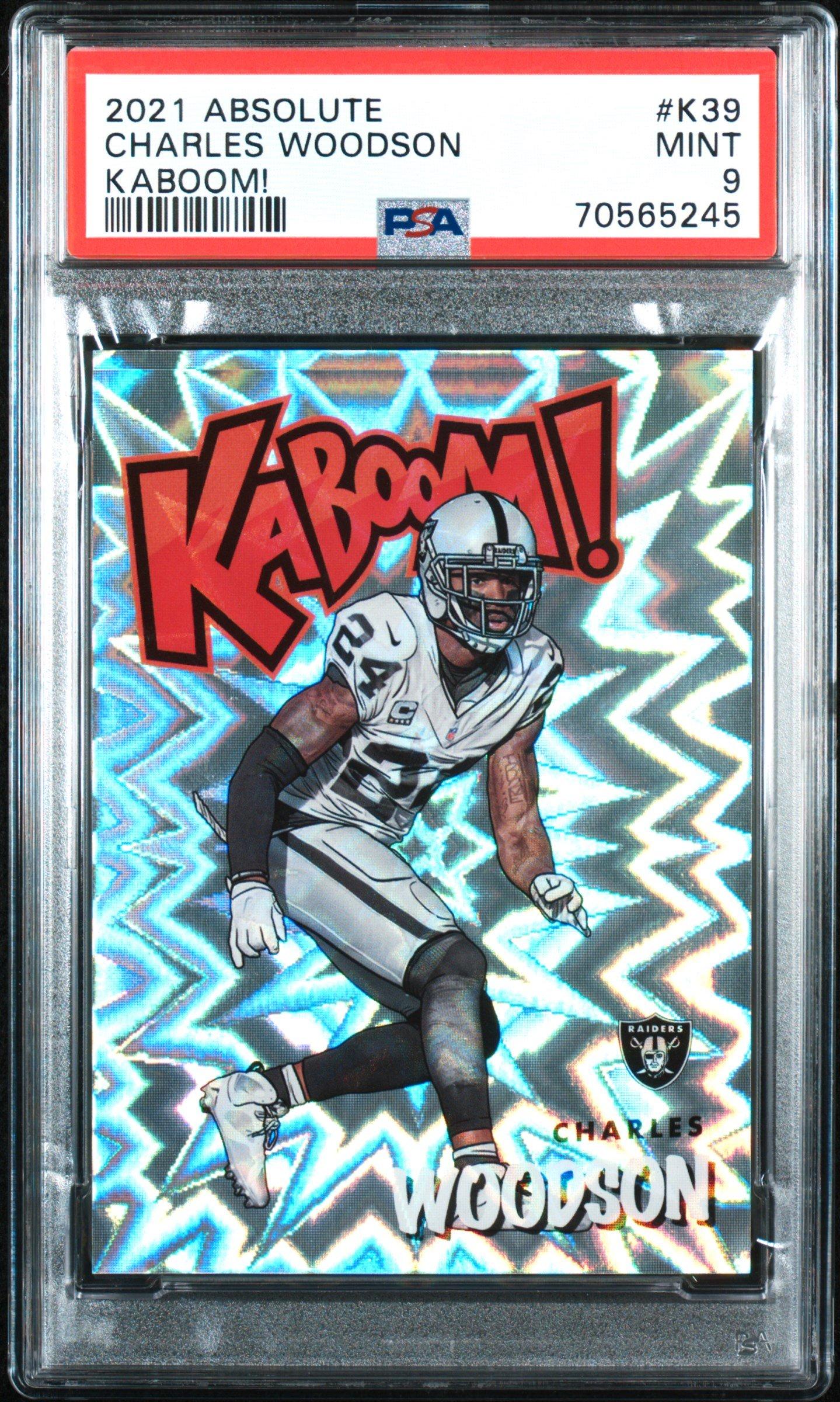 Panini Absolute Kaboom K Charles Woodson Psa Gamestop