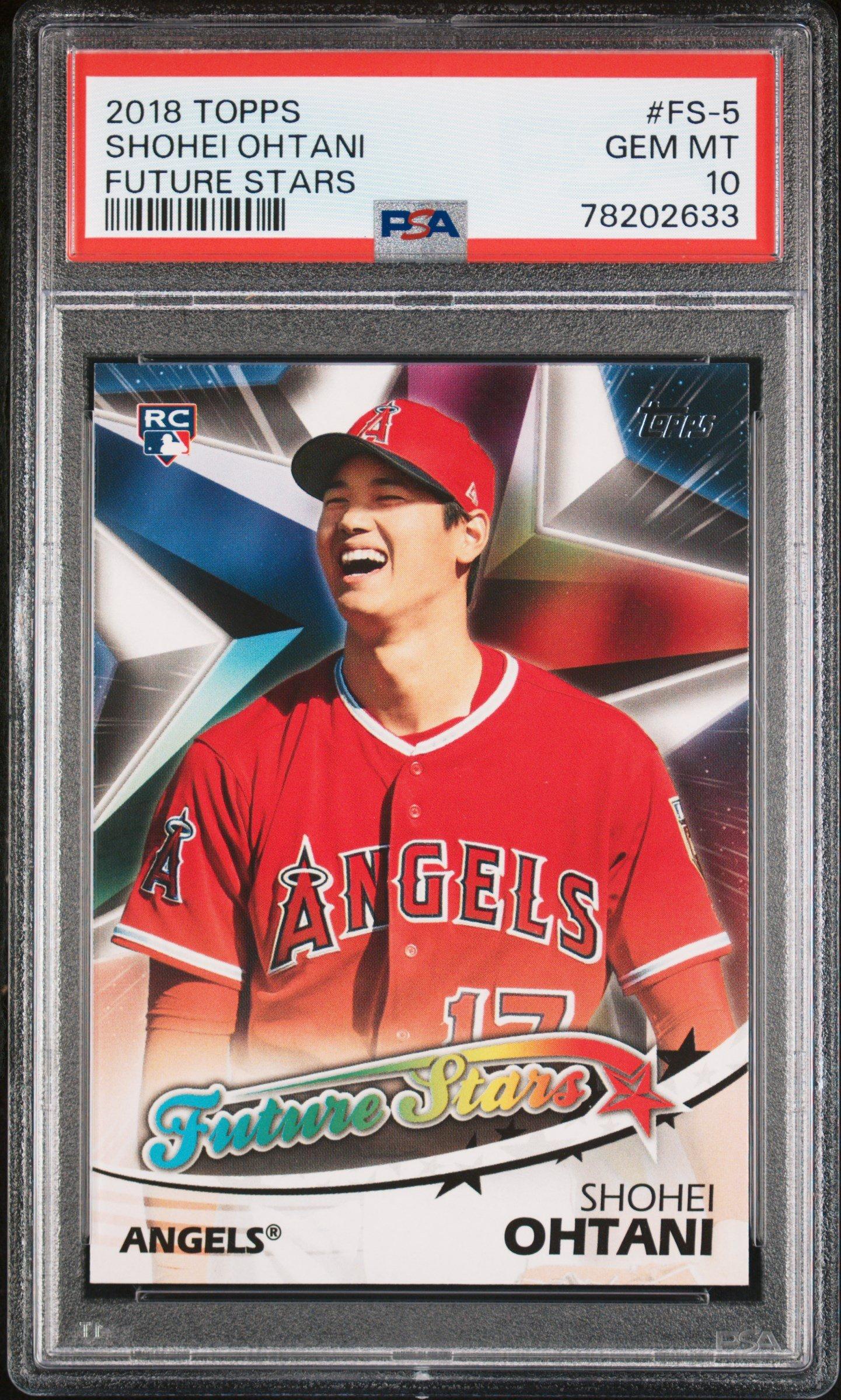 Topps Future Stars Fs Shohei Ohtani Psa Gamestop