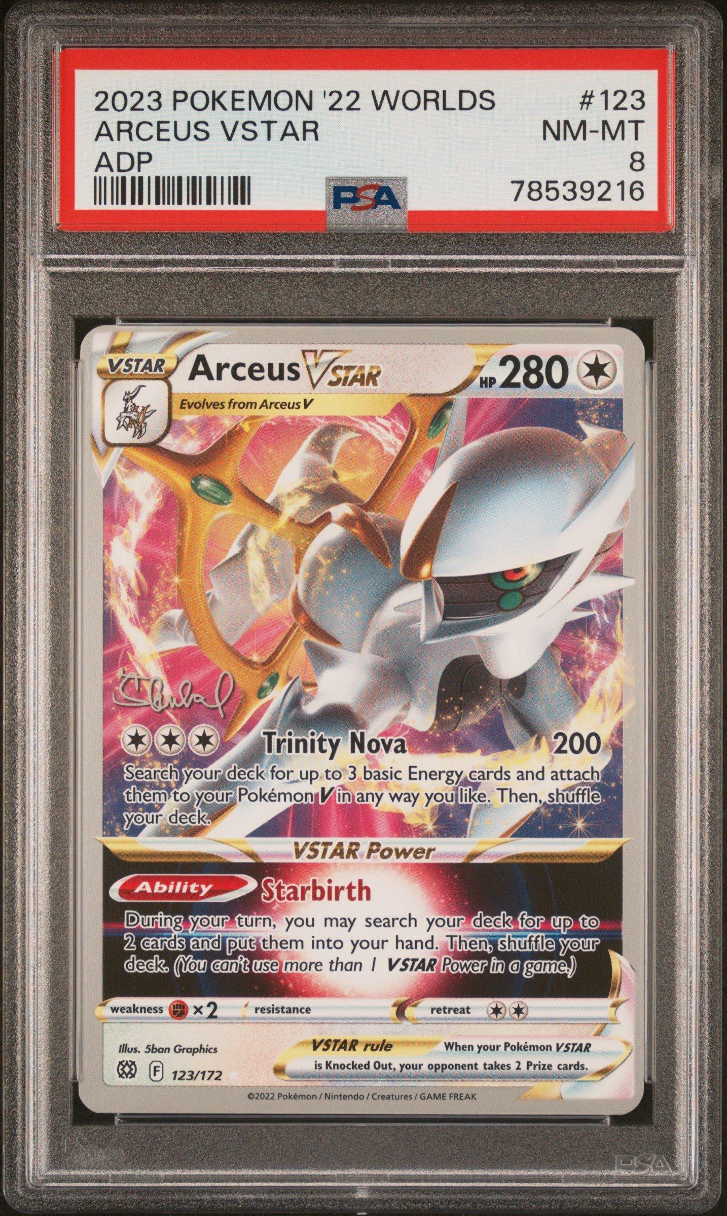 2023 Pokemon 2022 World Championships Deck Adp 123 Arceus Vstar Adp