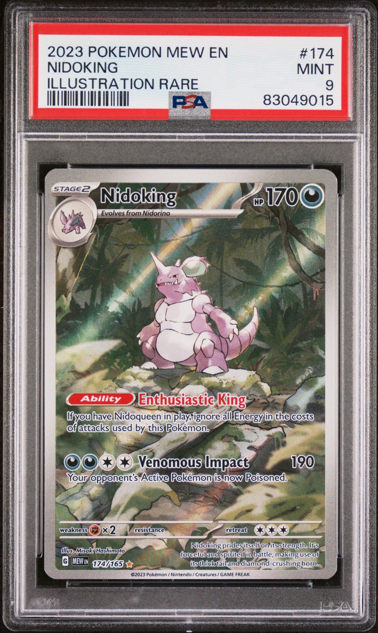 Pokemon Mew En Nidoking Psa Gamestop