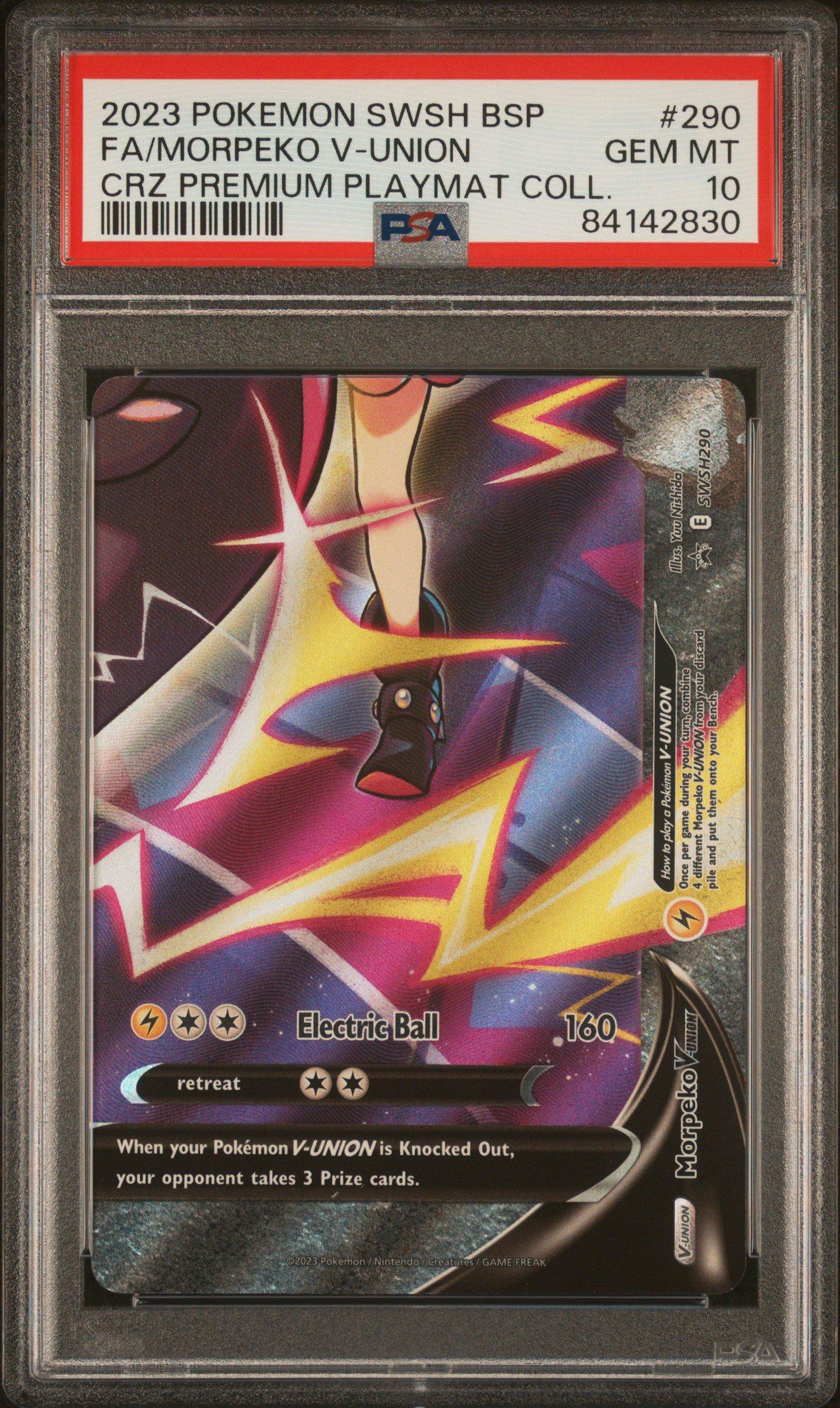 Pokemon Swsh Black Star Promo Full Art Morpeko V Union Crown