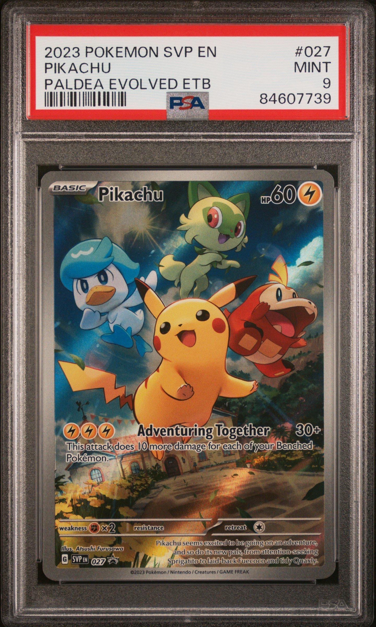 Pokemon Svp En Sv Black Star Promo Pikachu Paldea Evolved