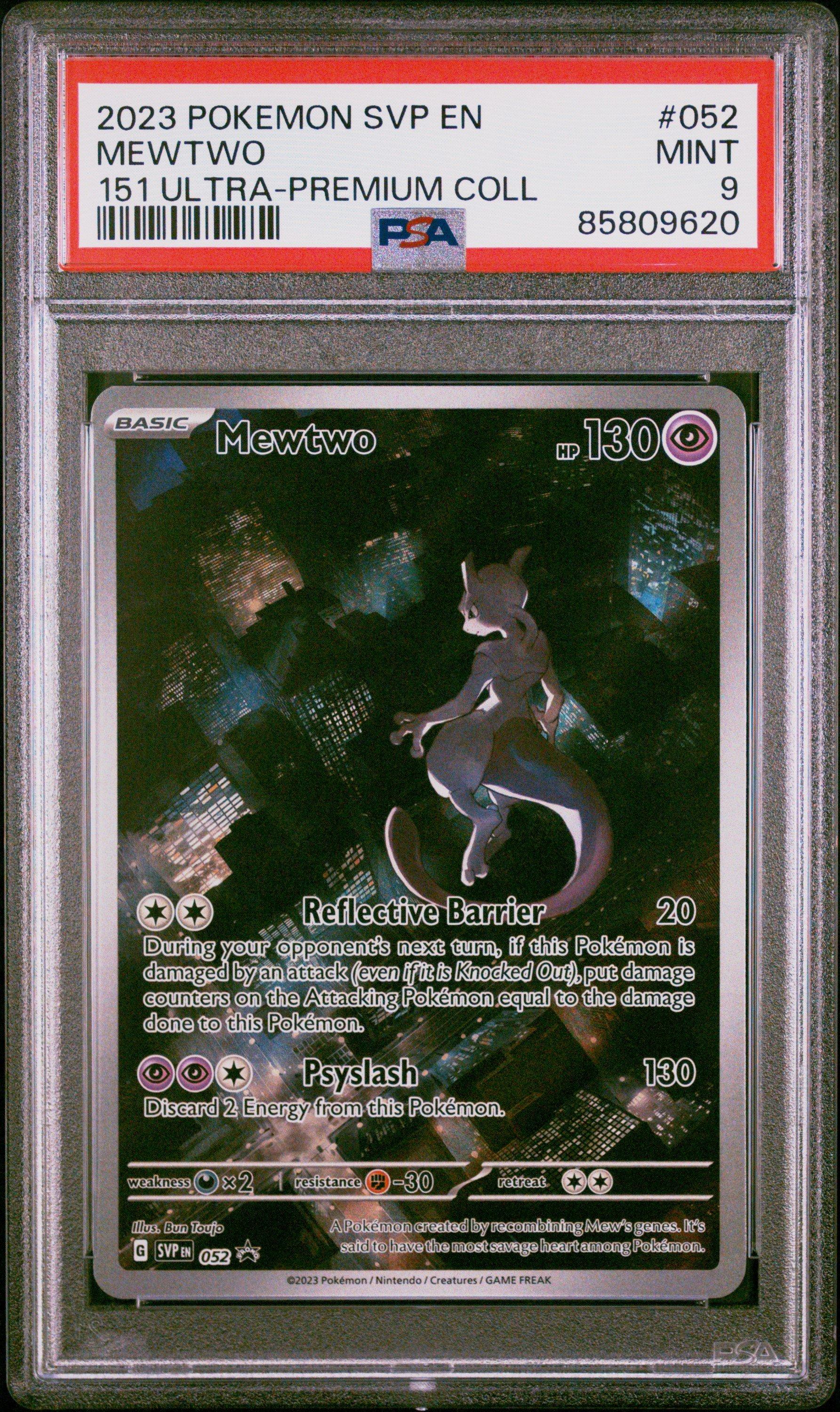 2023 Pokemon Svp En Sv Black Star Promo 052 Mewtwo 151 Ultra Premium