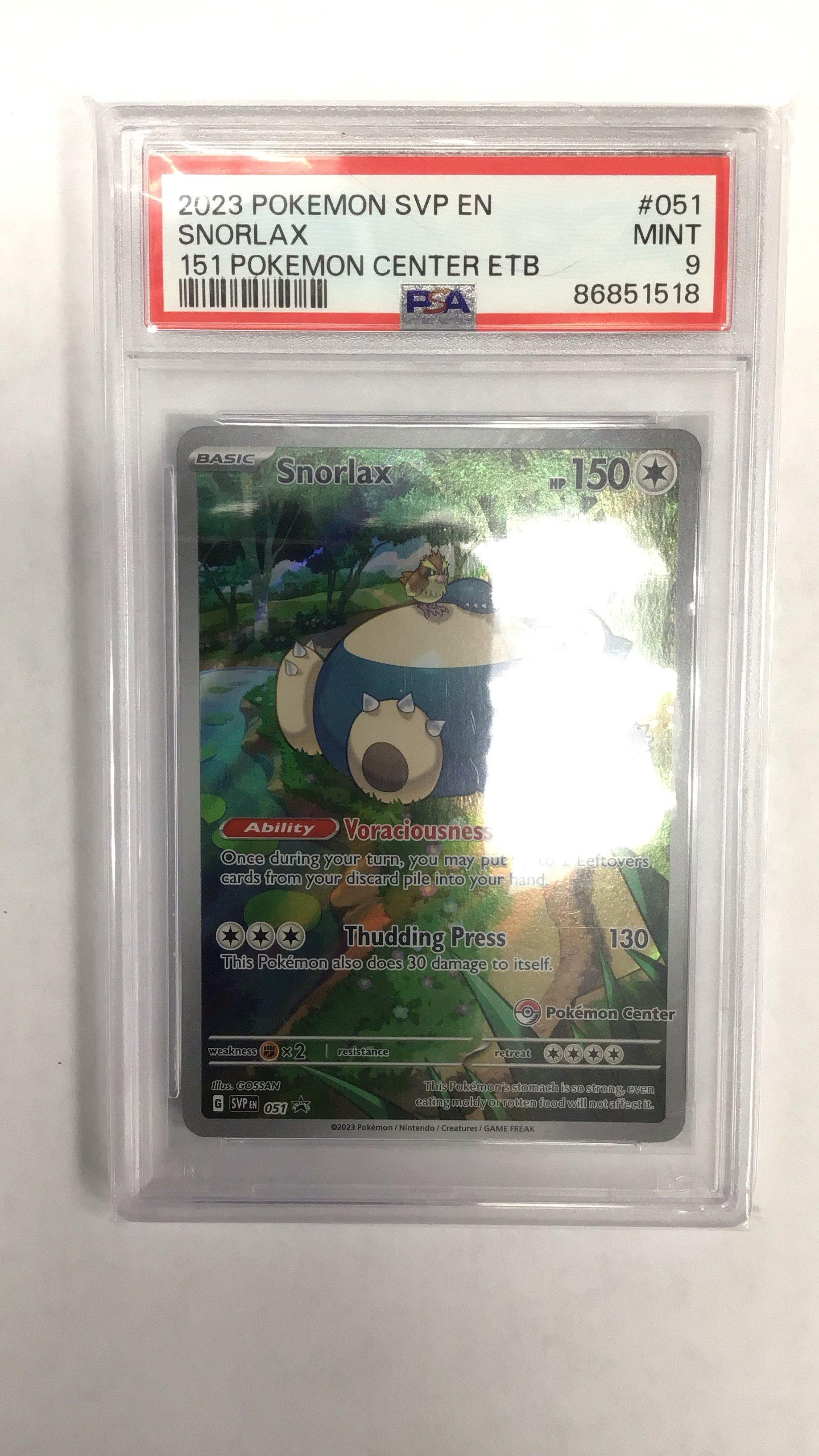 2023 Pokemon Svp En Sv Black Star Promo 051 Snorlax 151 Pokemon Center