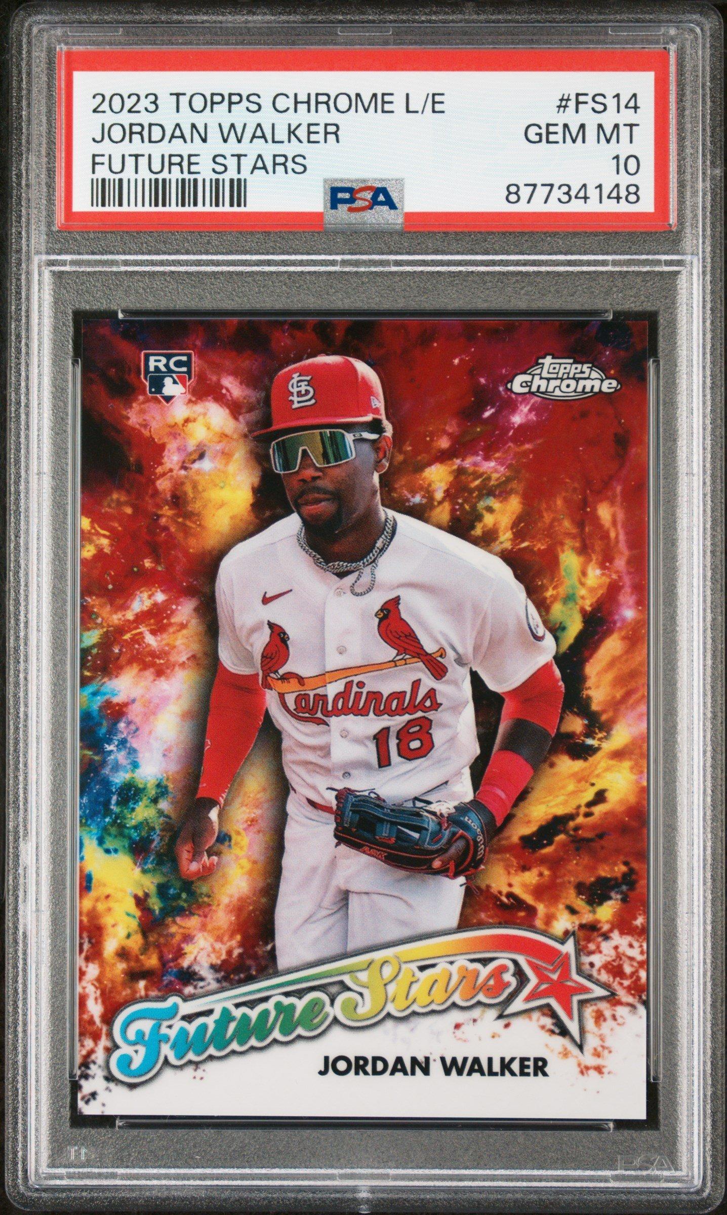 2023 Topps Chrome Logofractor Edition Future Stars Fs14 Jordan Walker