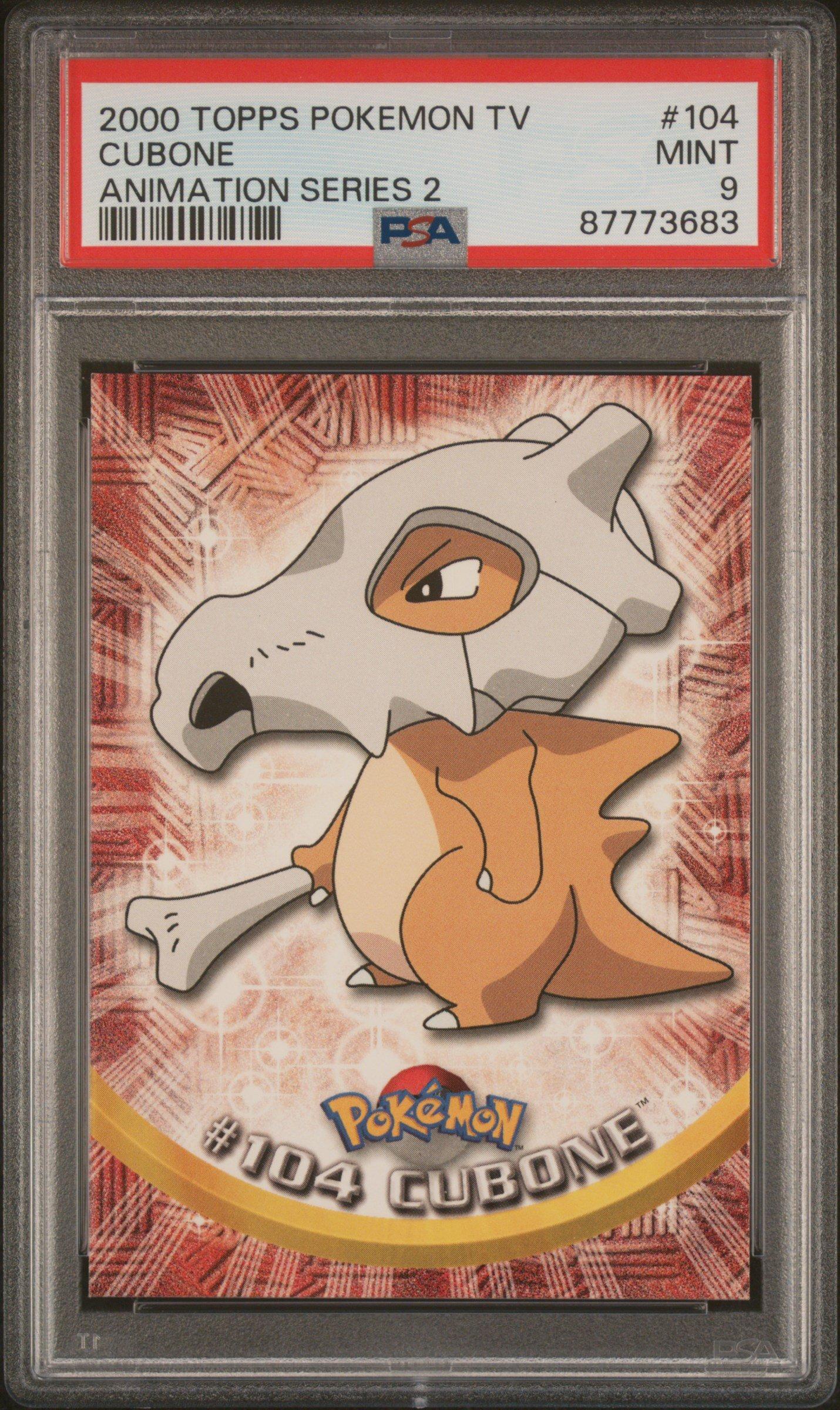 Topps Pokemon Tv Animation Series Cubone Psa Gamestop