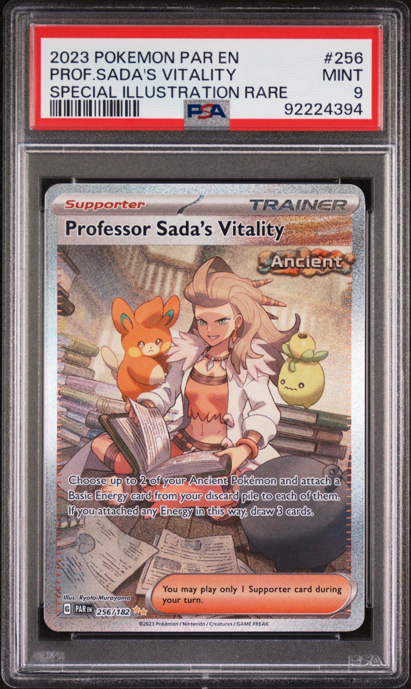 2023 Pokemon Par En Paradox Rift 256 Professor Sada S Vitality Special