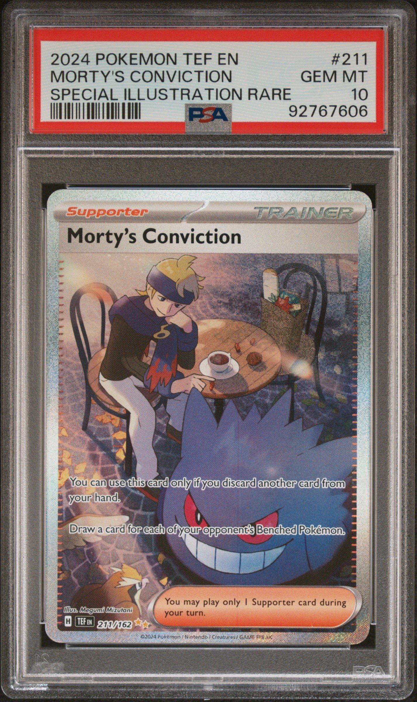 2024 Pokemon Tef En Temporal Forces 211 Morty S Conviction Special