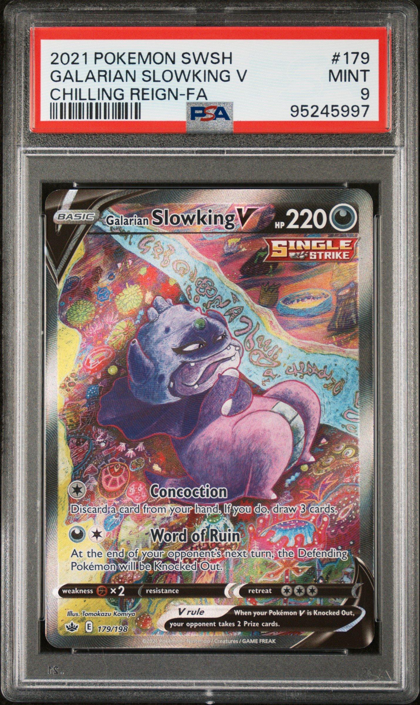 Pokemon Sword Shield Chilling Reign Full Art Galarian