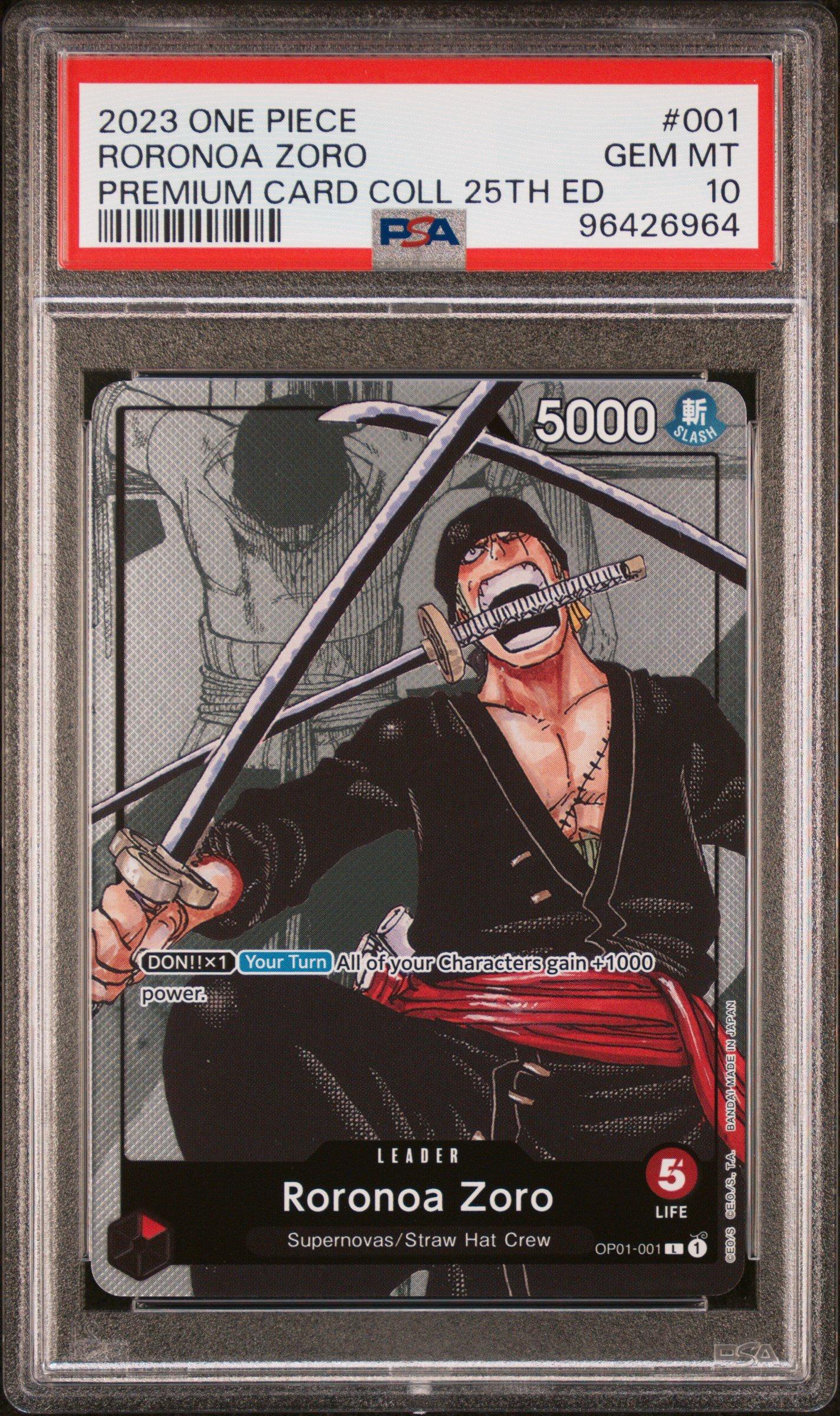 One Piece Premium Bandai Premium Card Collection Th Edition