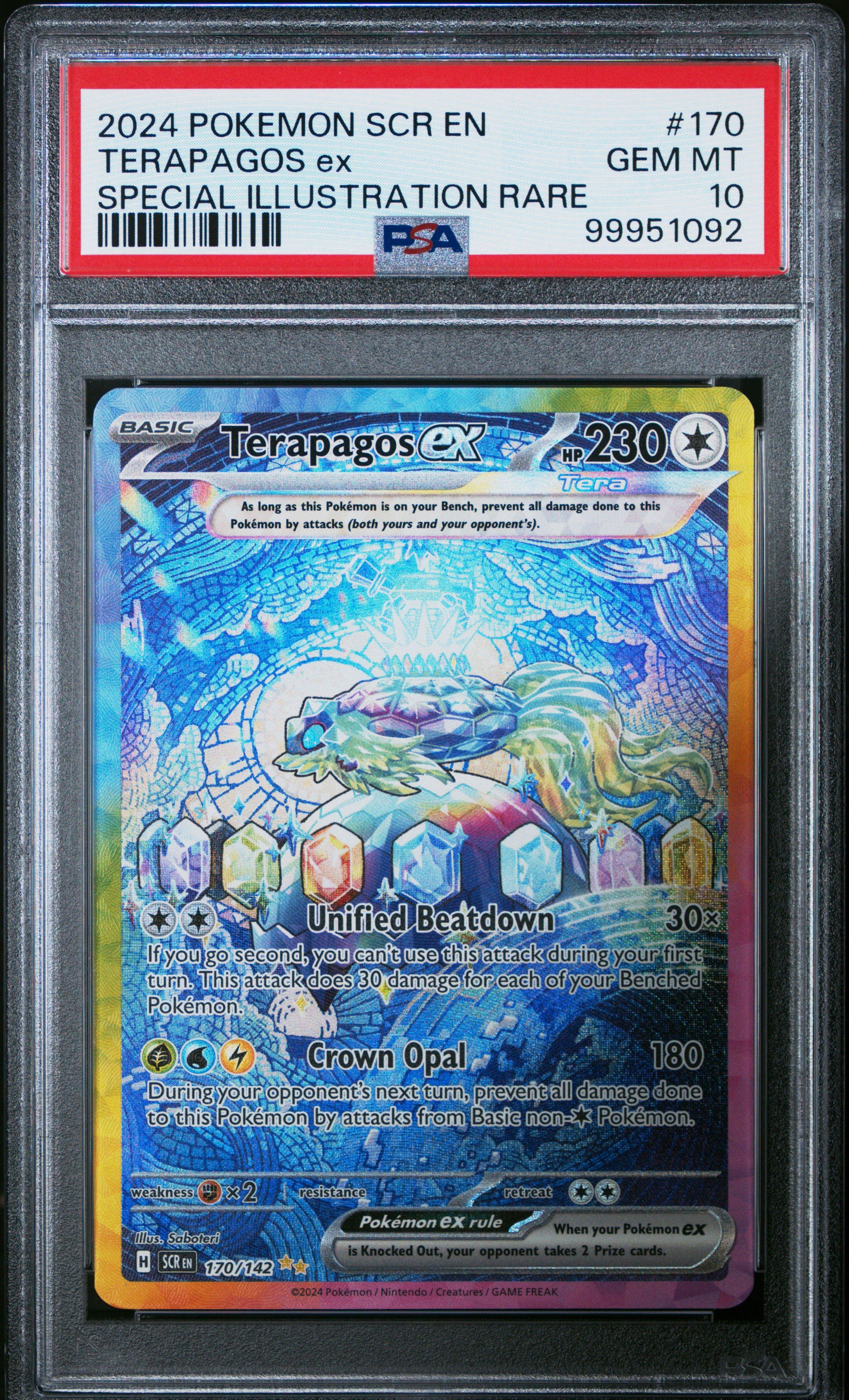 Pokemon Scr En Stellar Crown Terapagos Ex Special Illustration